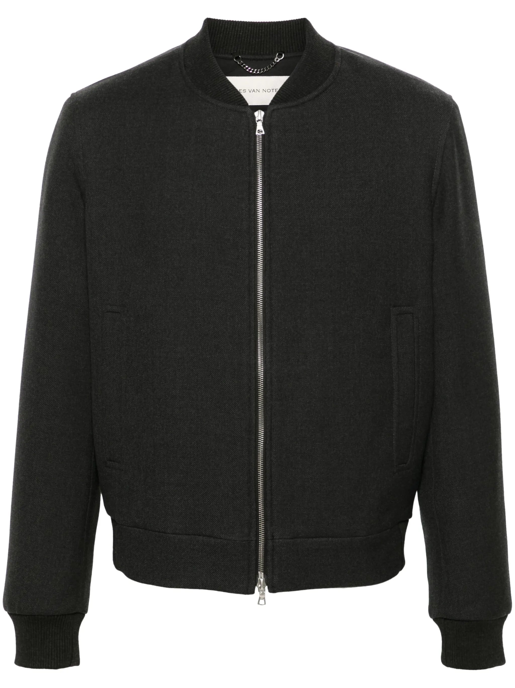 wool bomber jacket