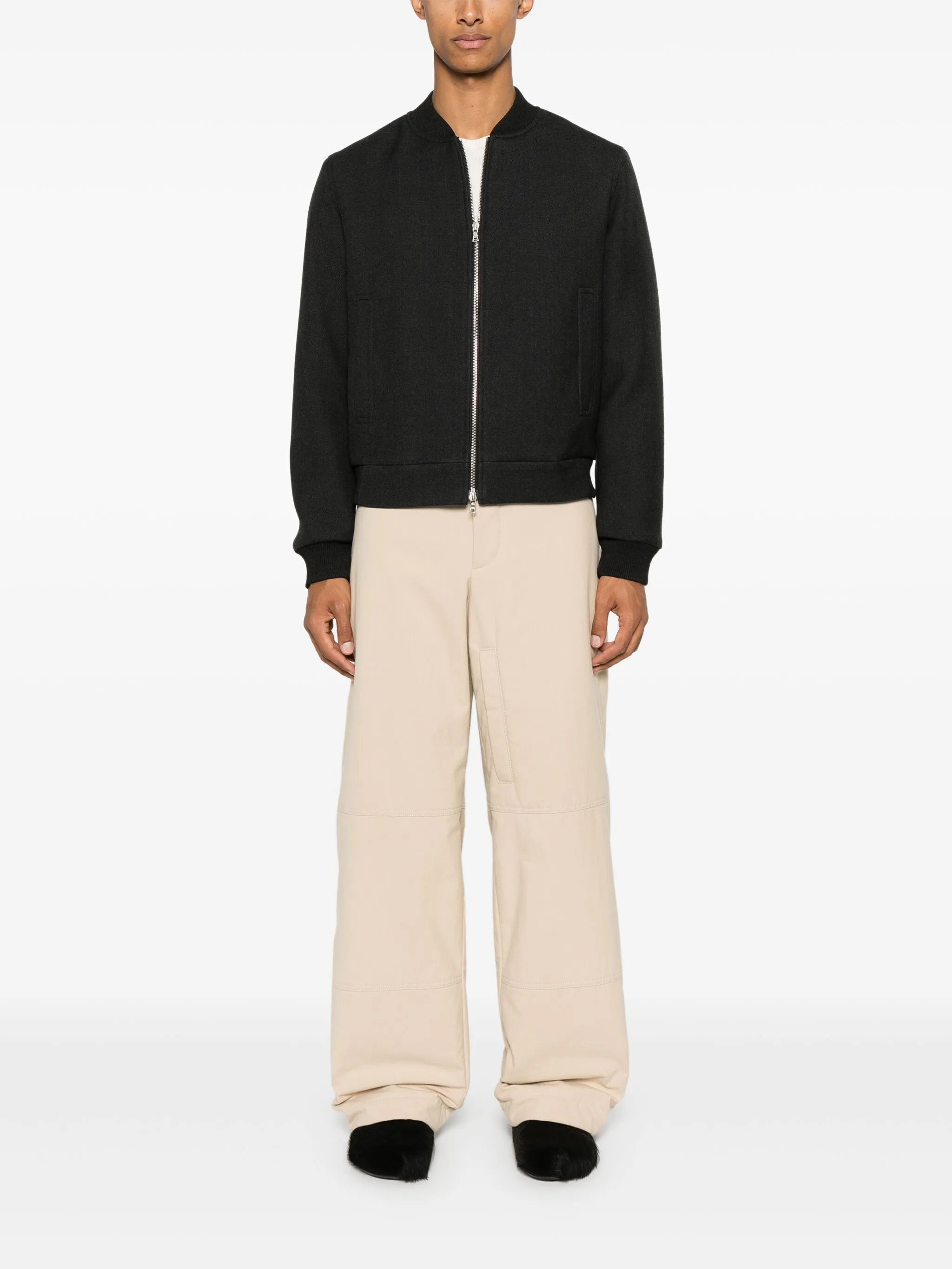 wool bomber jacket