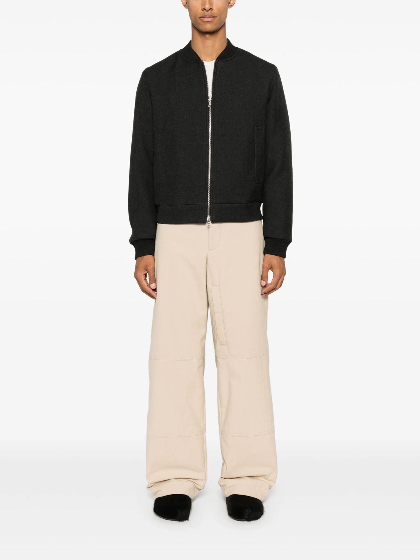 wool bomber jacket