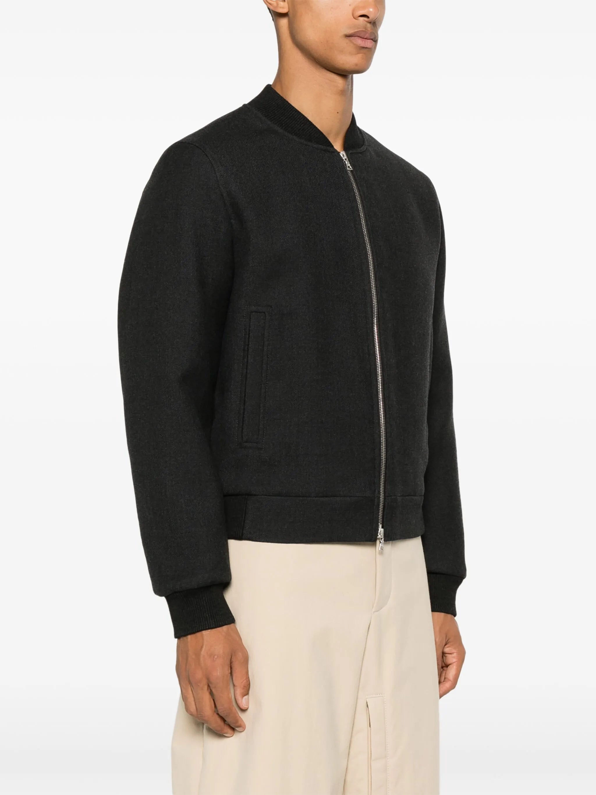 wool bomber jacket