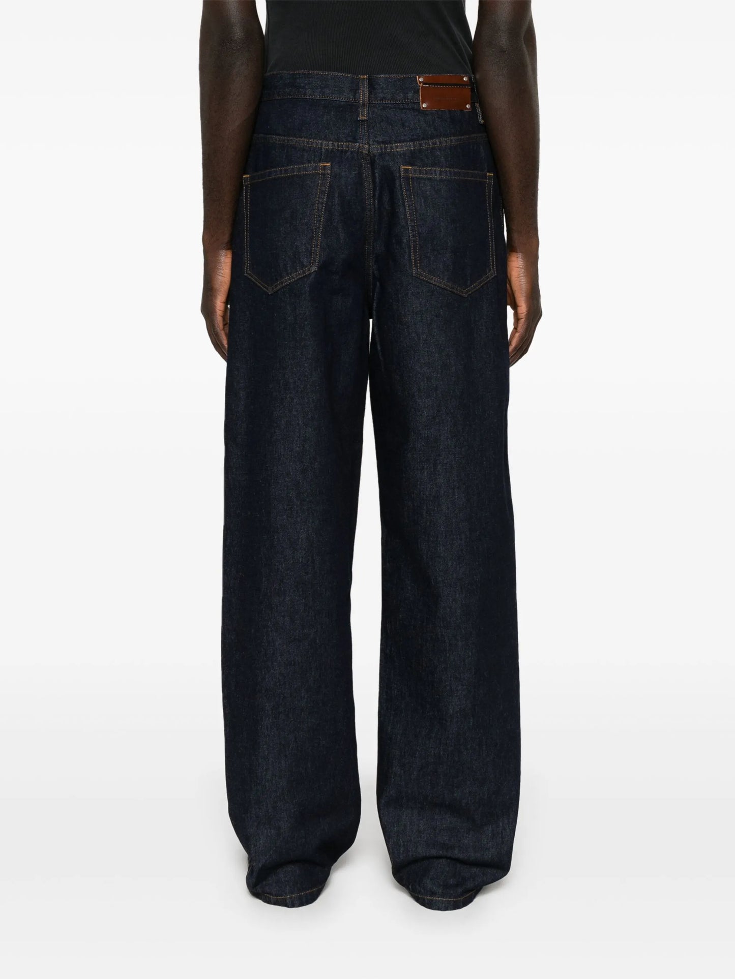 Pine straight-leg jeans