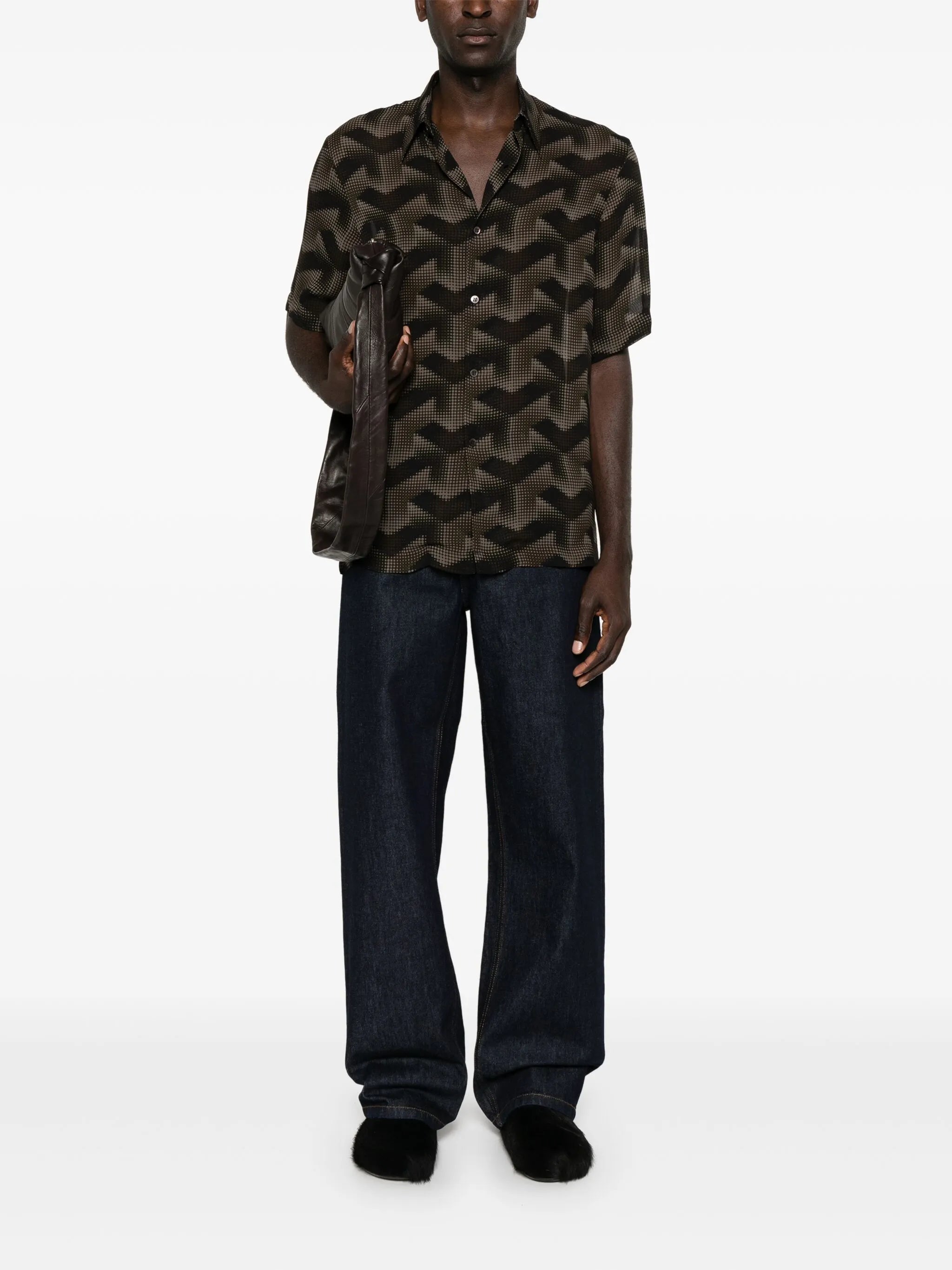 Pine straight-leg jeans