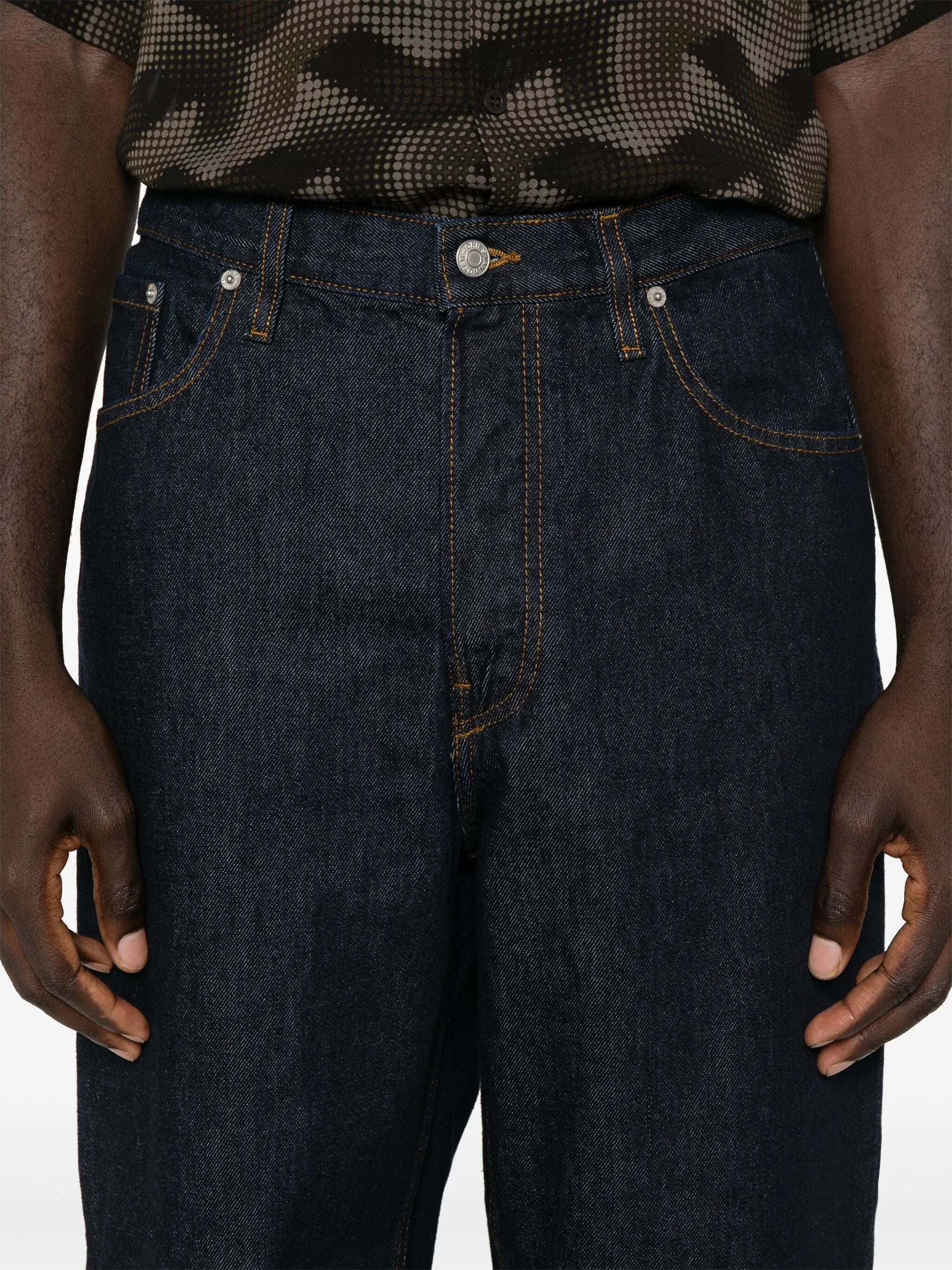 Pine straight-leg jeans