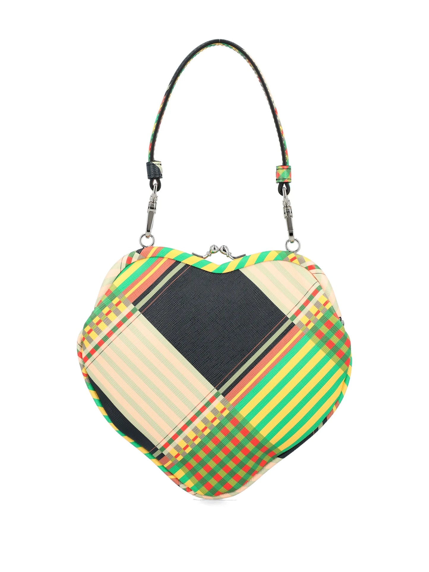 Belle heart plaid mini bag