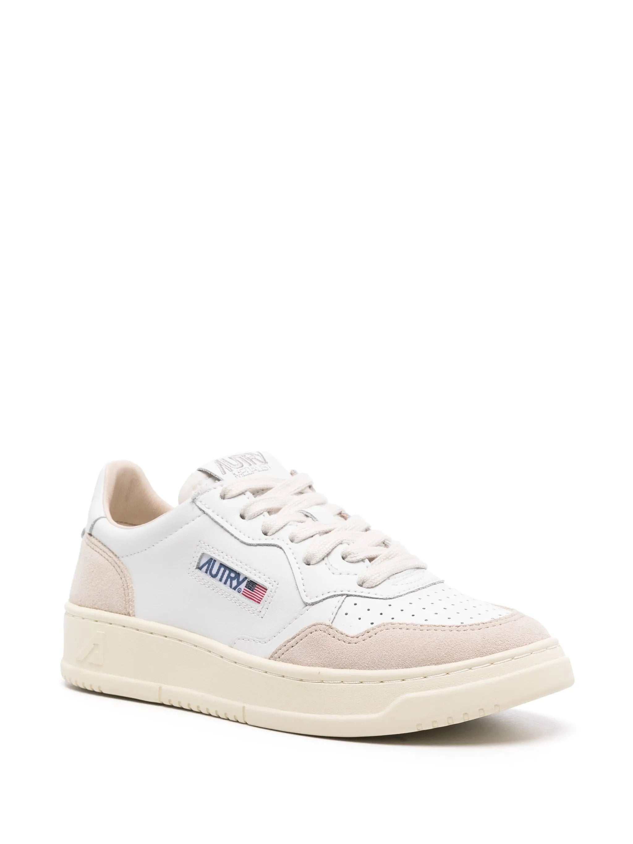 Medalist perforated leather sneakers