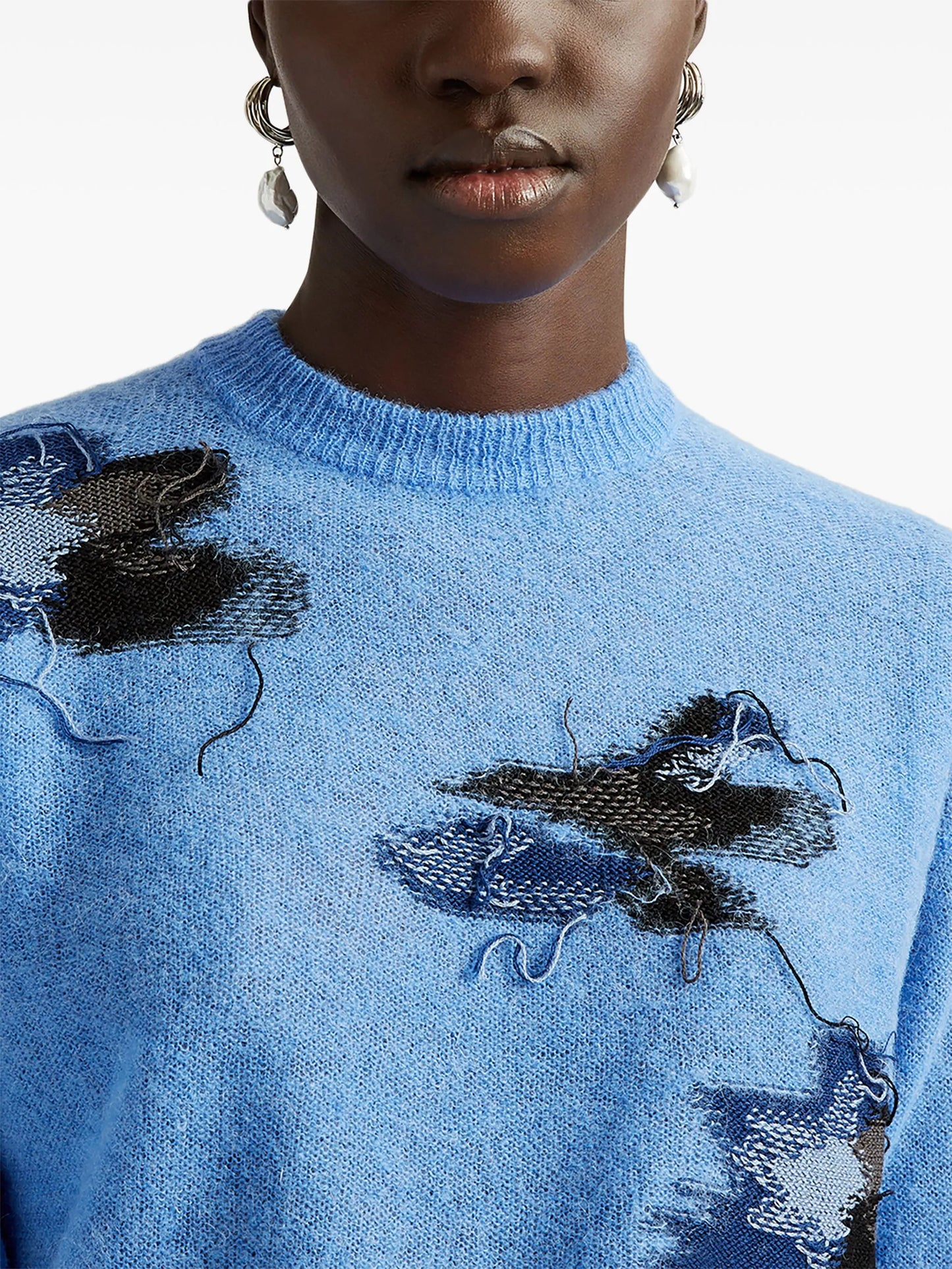 intarsia-knit jumper