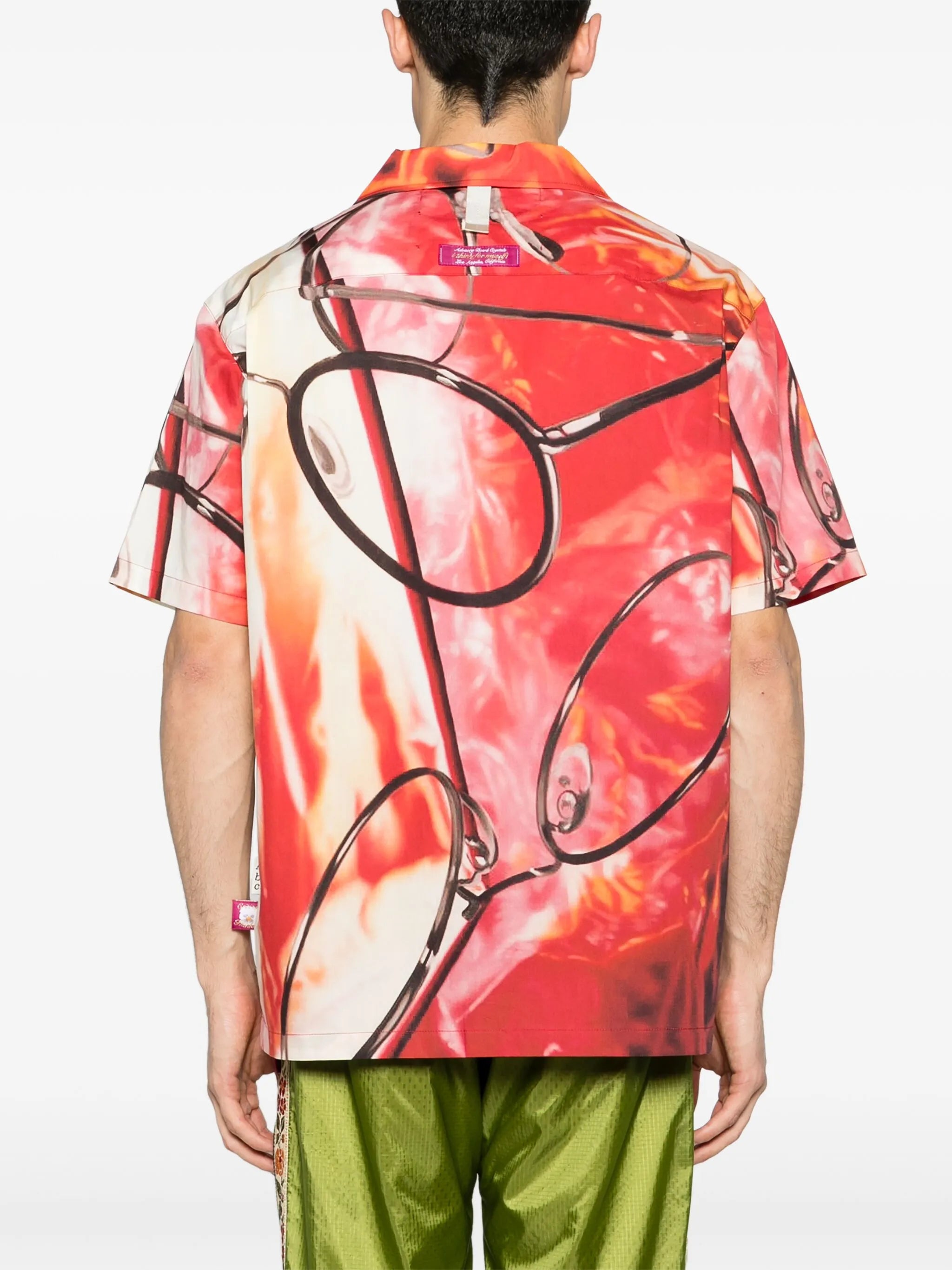James Rosenquist graffiti-print shirt