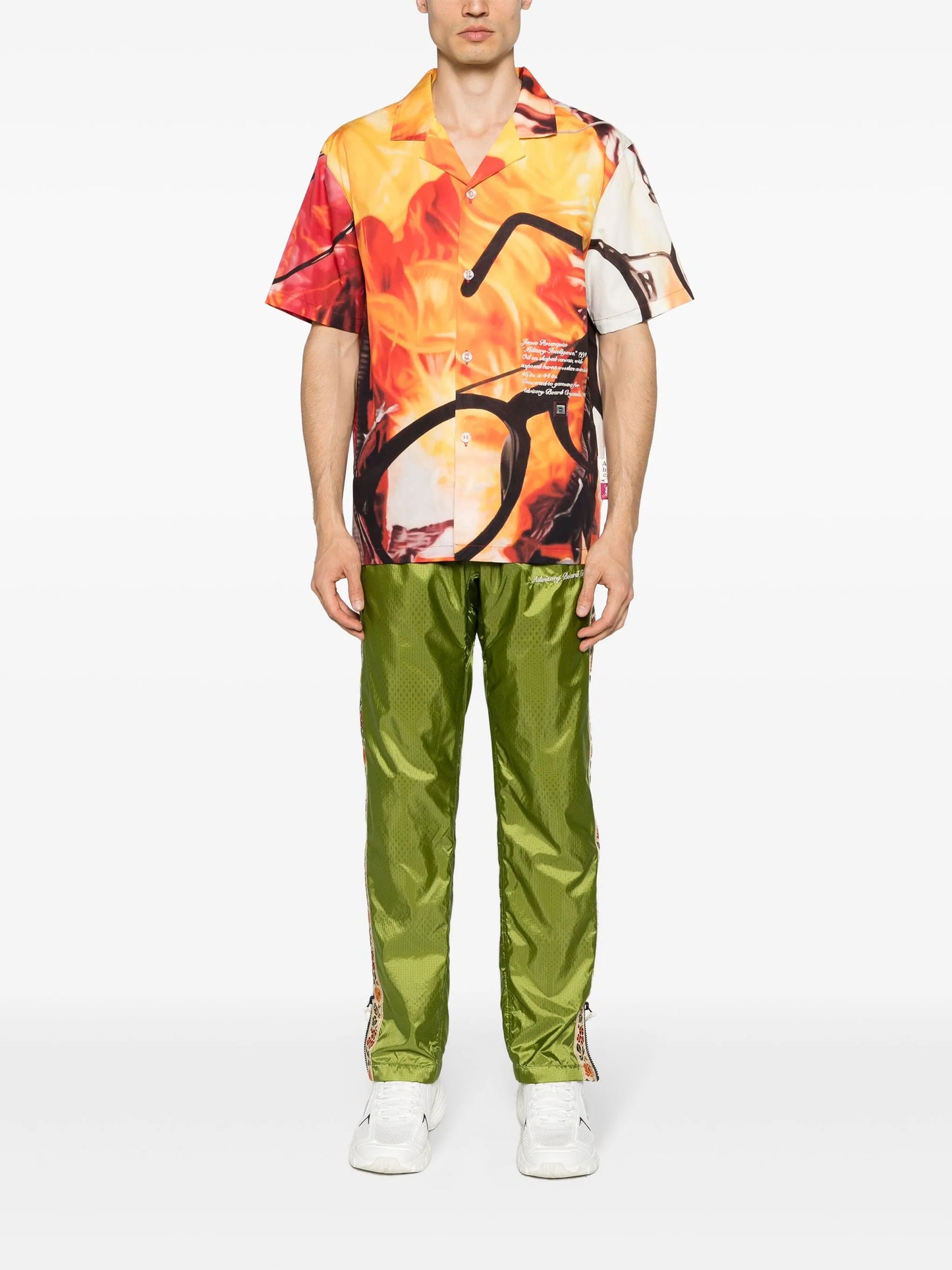 James Rosenquist graffiti-print shirt