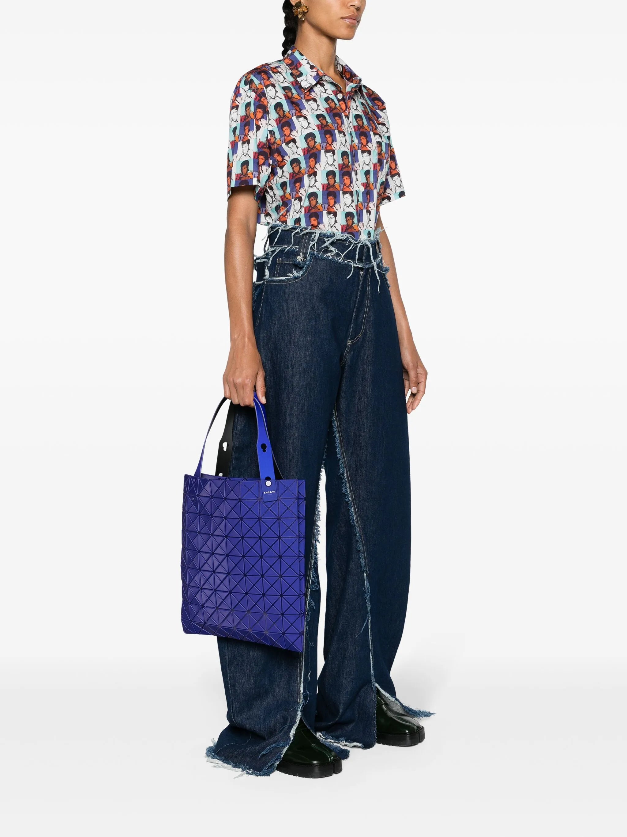 Prism Plus geometric tote bag