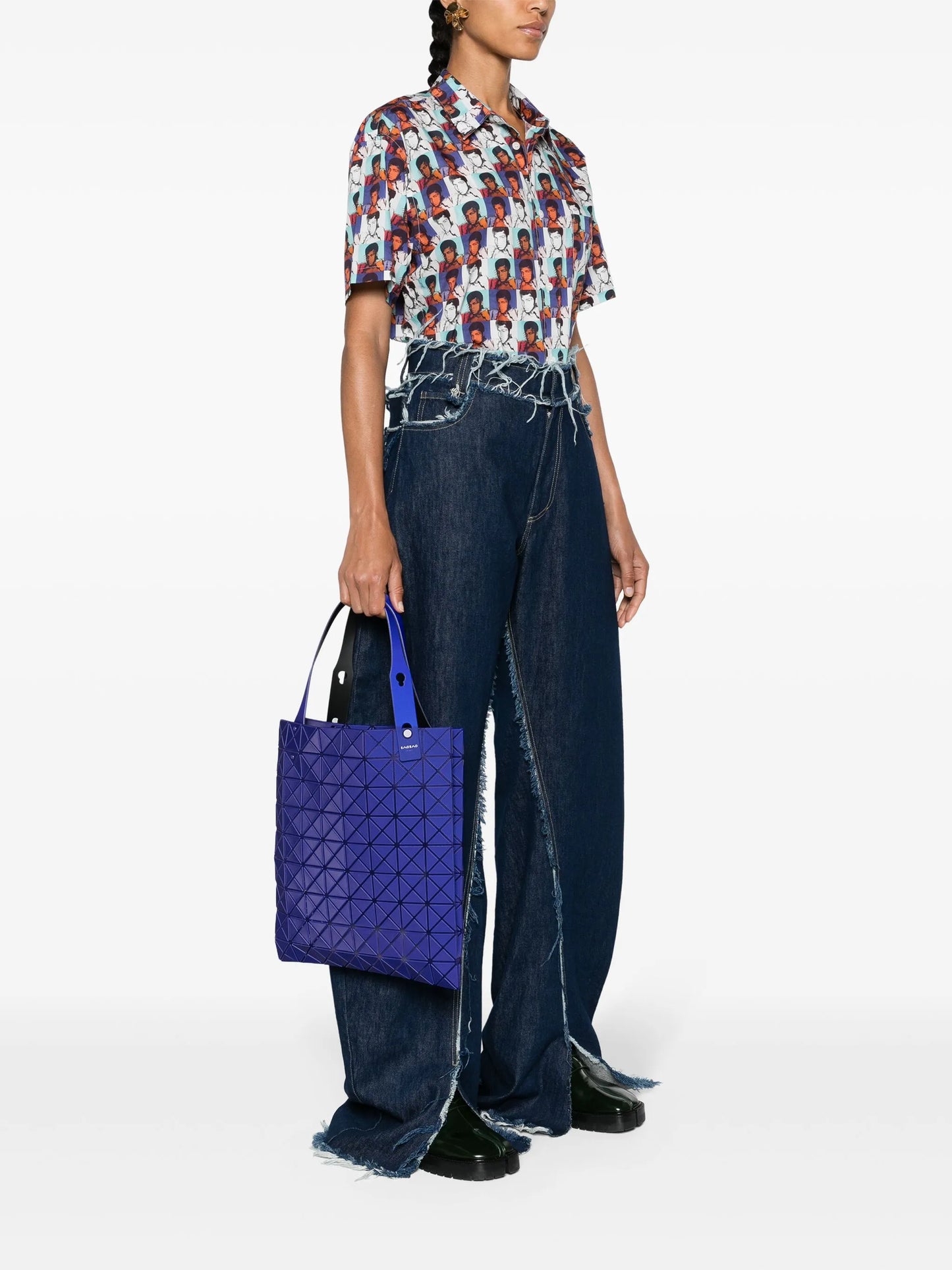 Prism Plus geometric tote bag