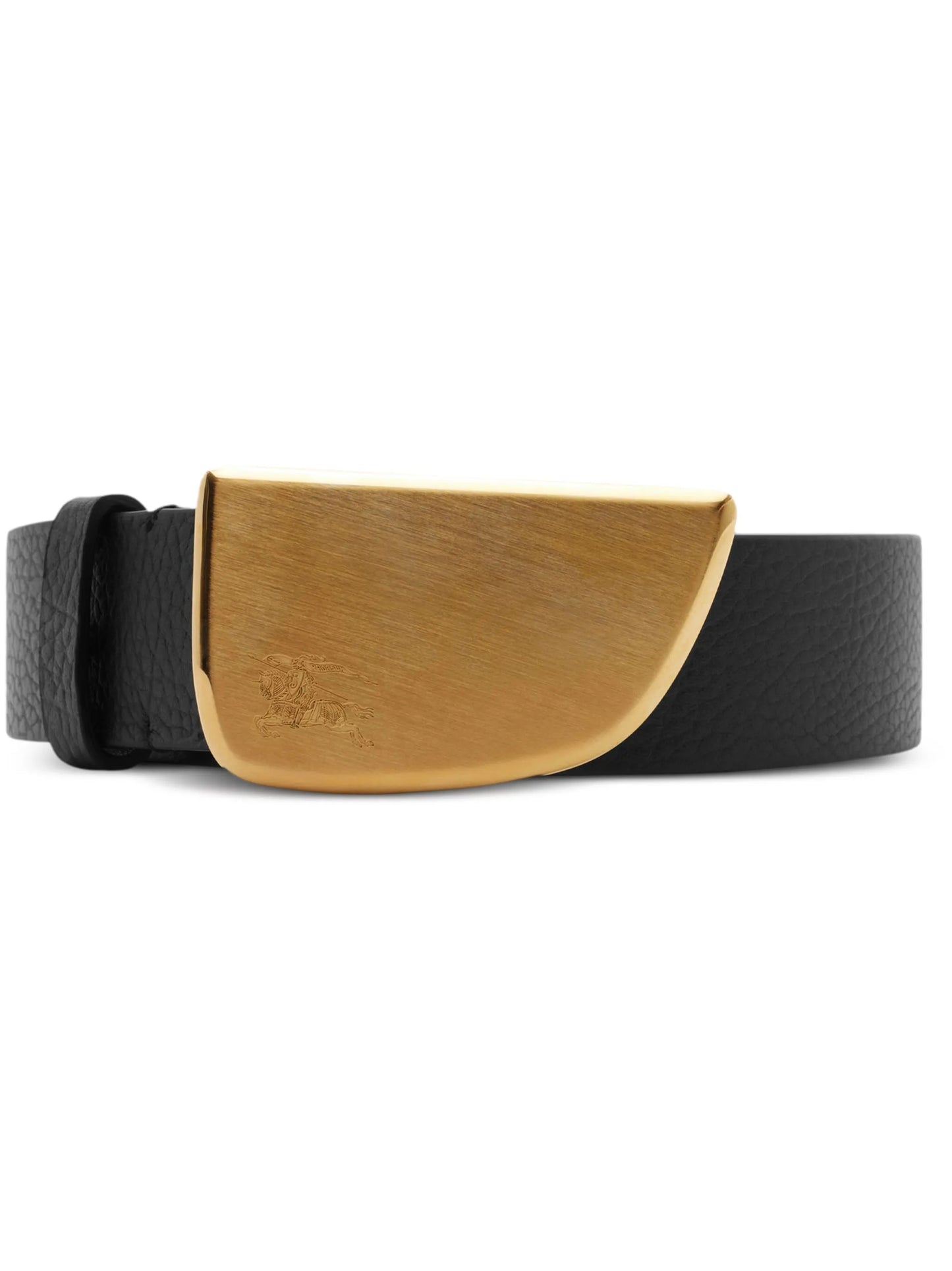 engraved-detail leather belt
