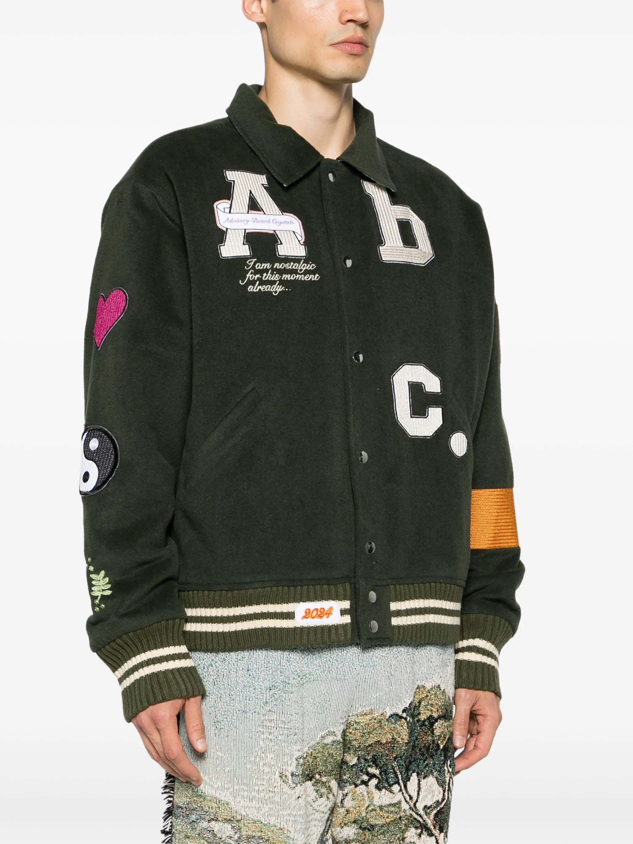 Blanket Varsity fleece bomber jacket