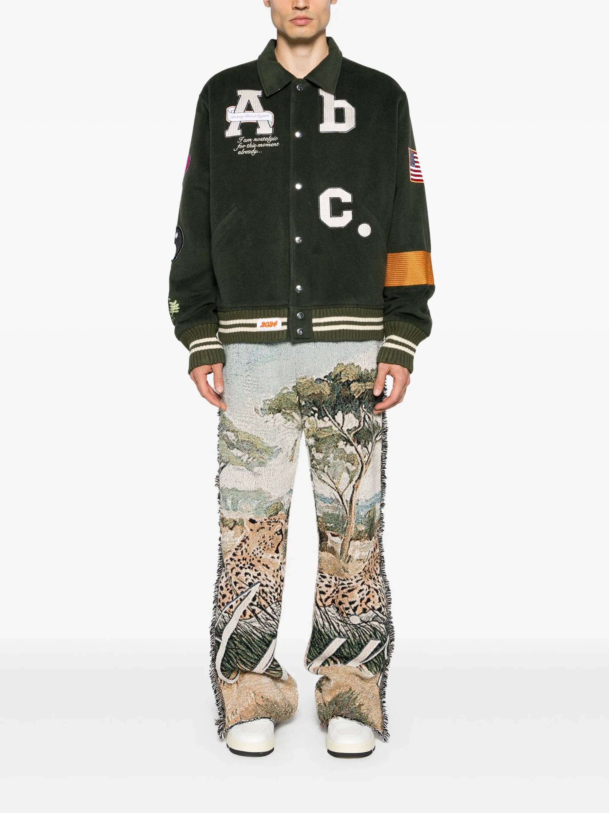 Blanket Varsity fleece bomber jacket