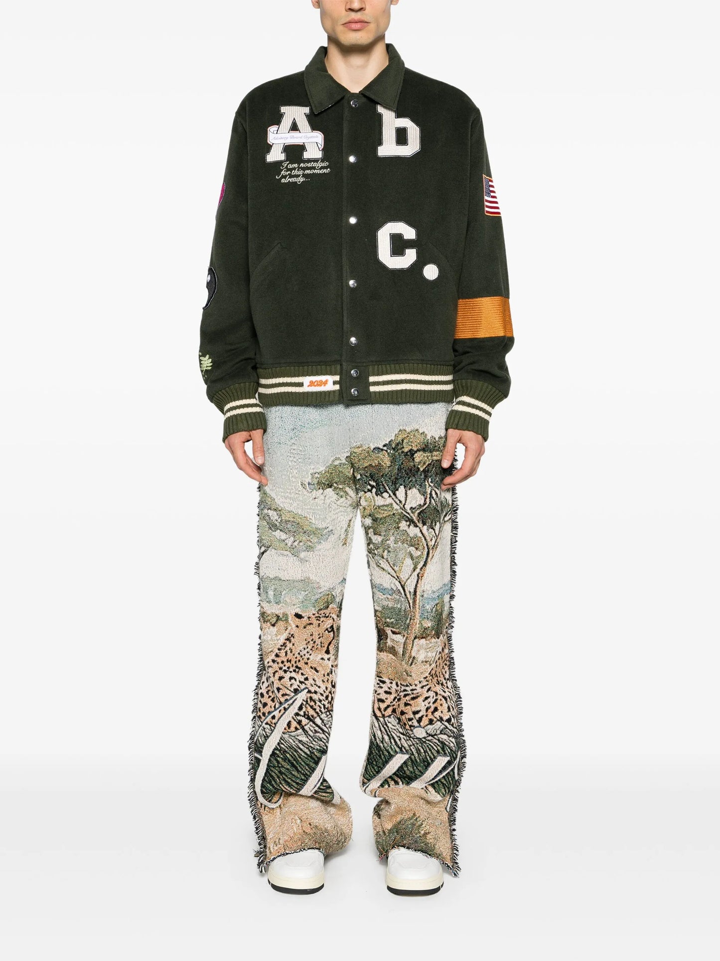 Blanket Varsity fleece bomber jacket