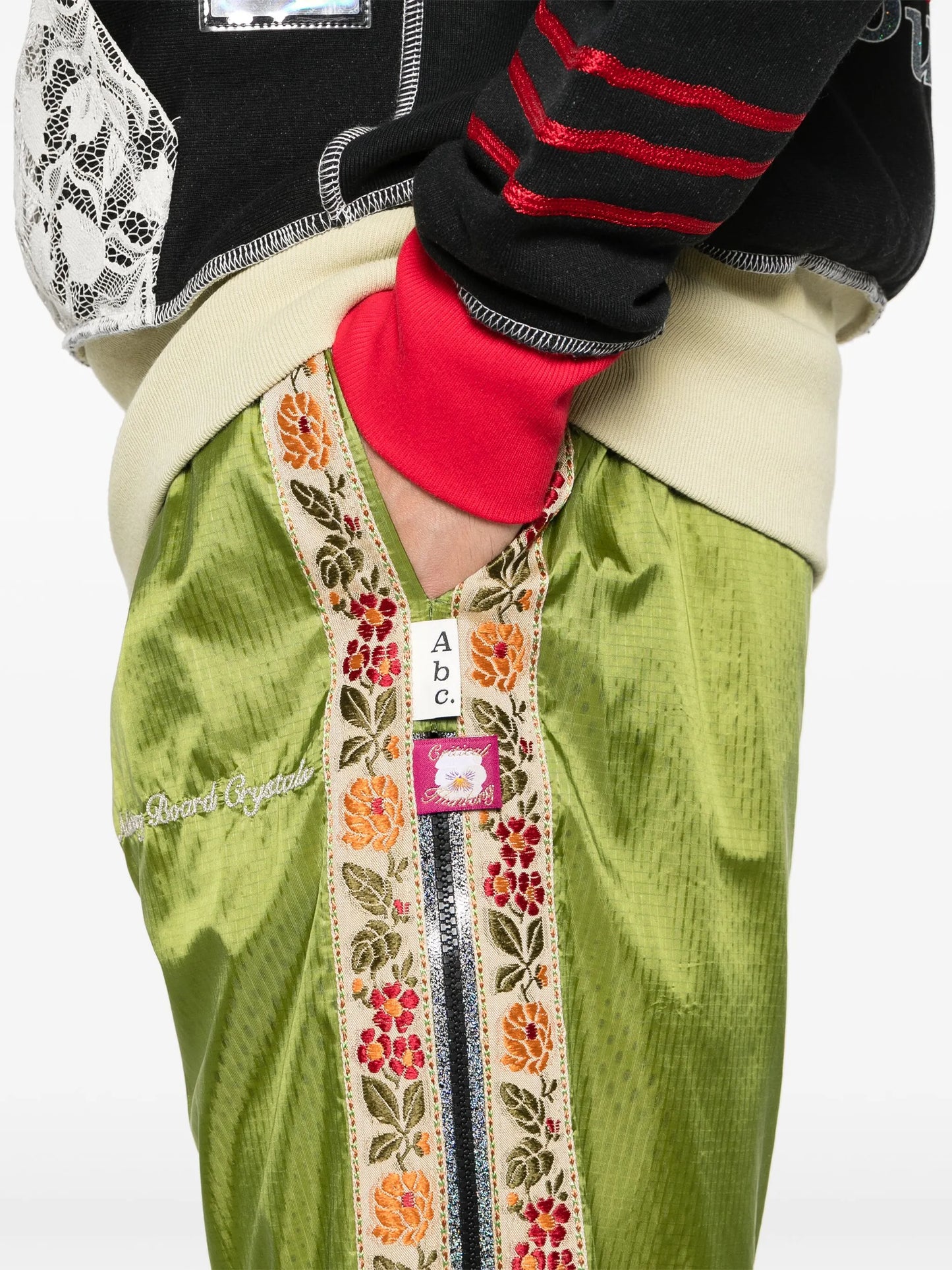 Arts mid-rise track trousers