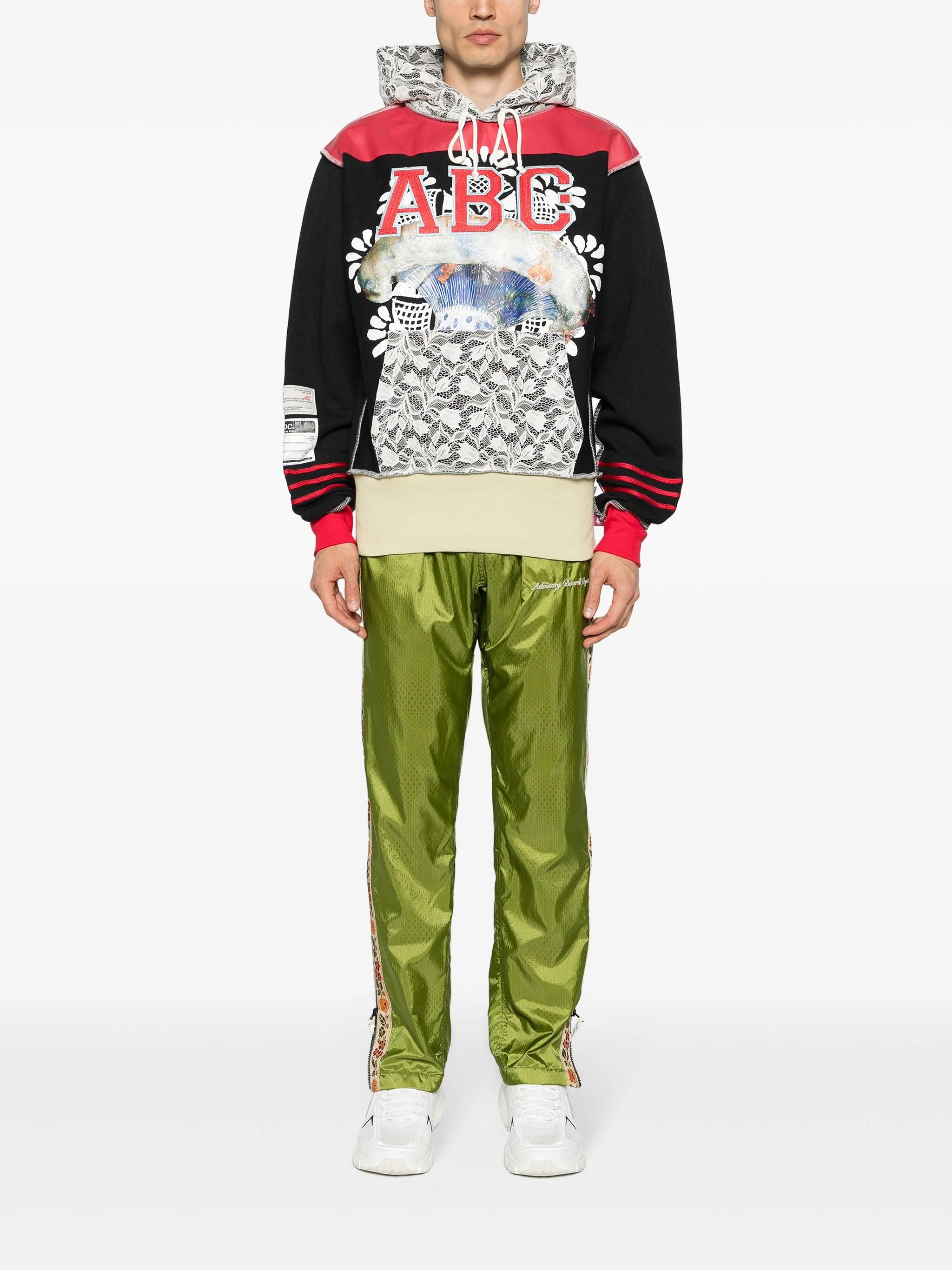 Arts mid-rise track trousers