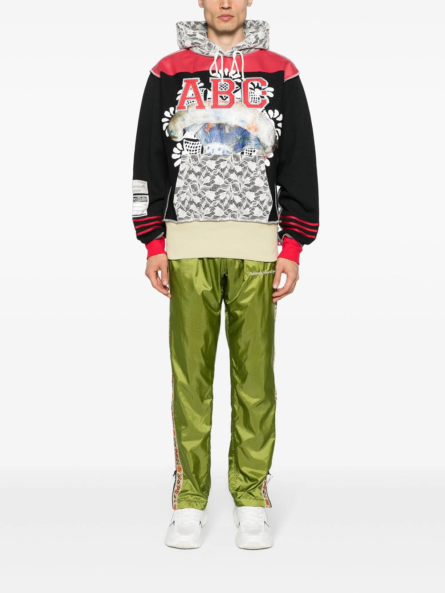 Arts mid-rise track trousers