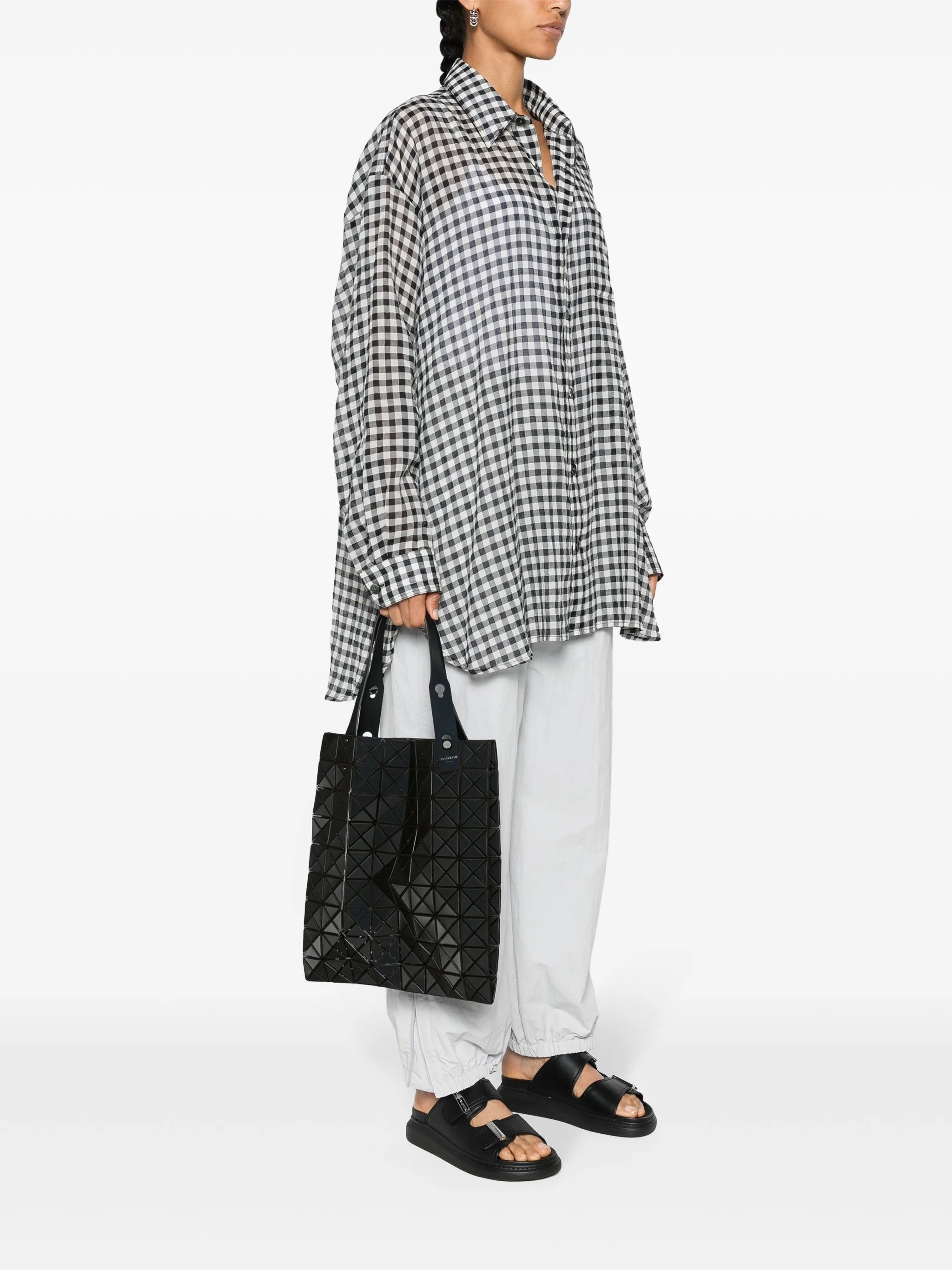 Prism Plus geometric tote bag
