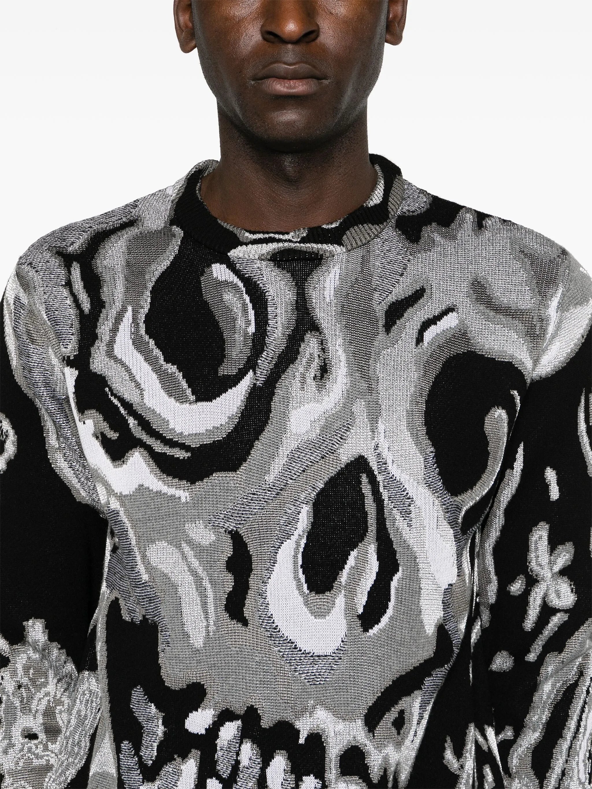 skull graphic sweatshirt