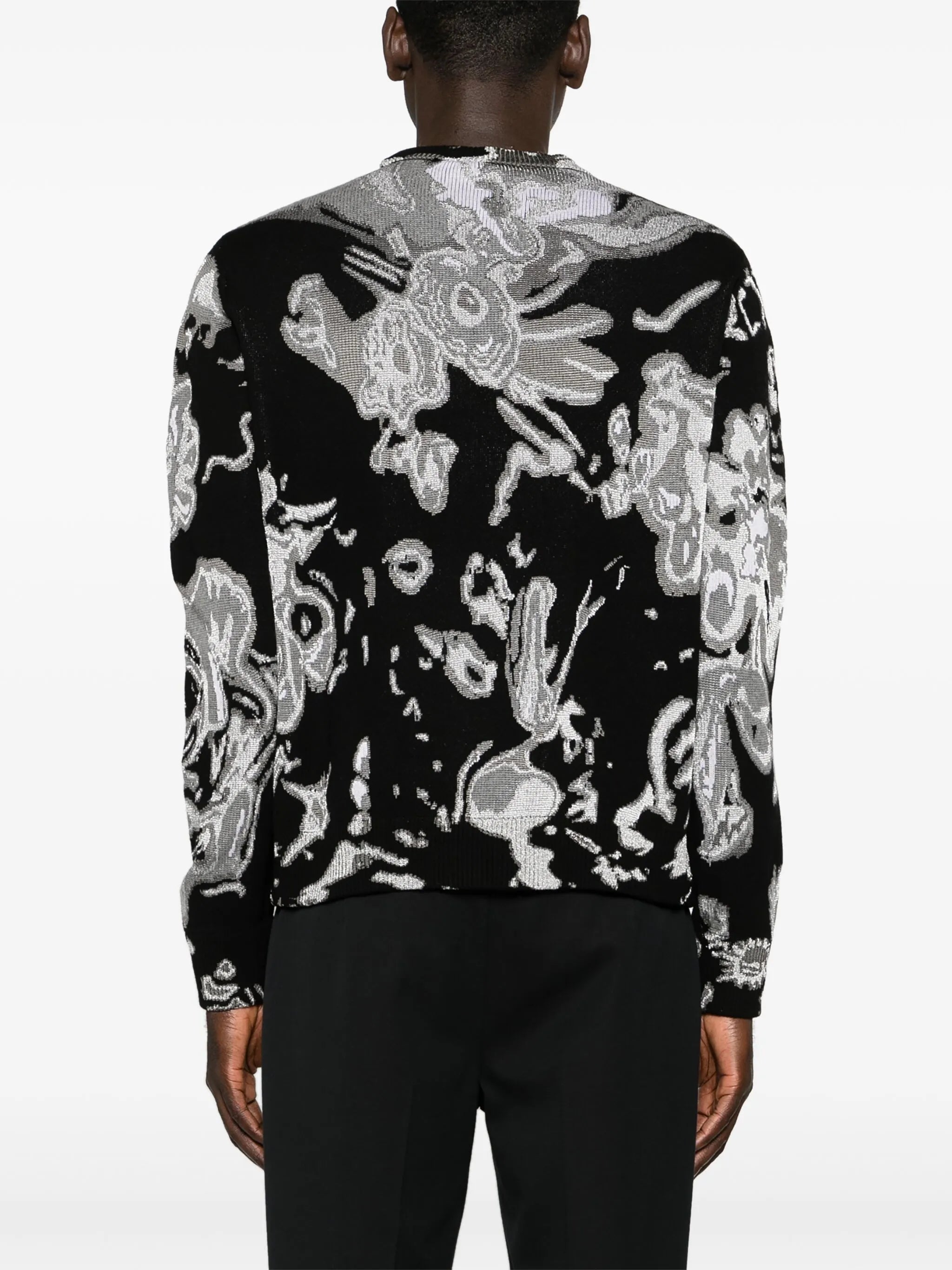 skull graphic sweatshirt