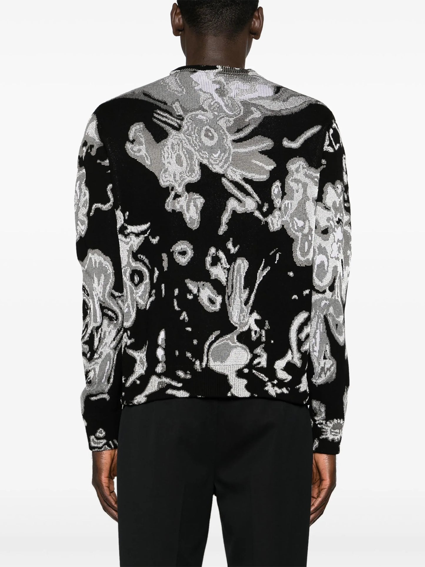 skull graphic sweatshirt