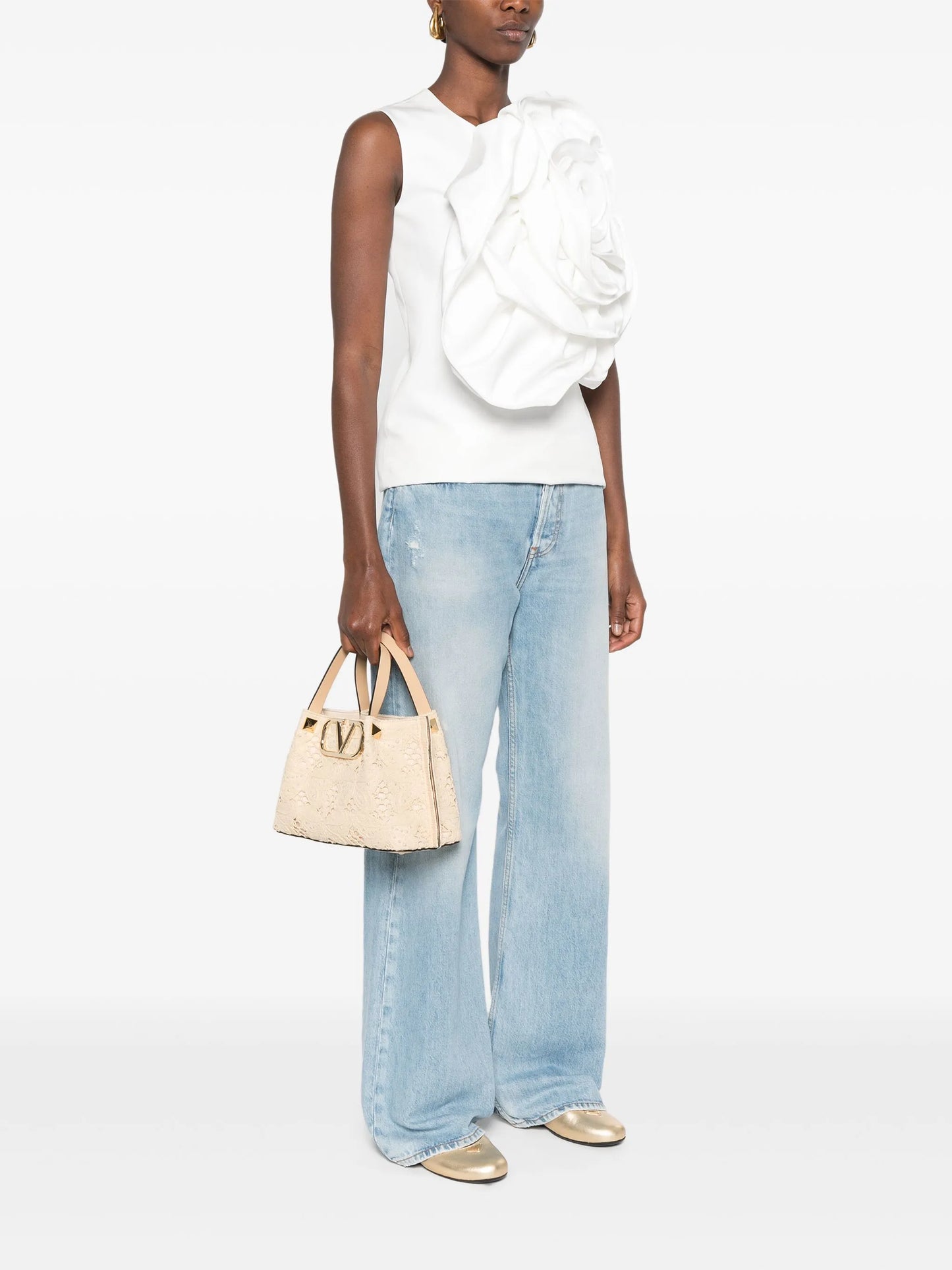 small VLogo tote bag