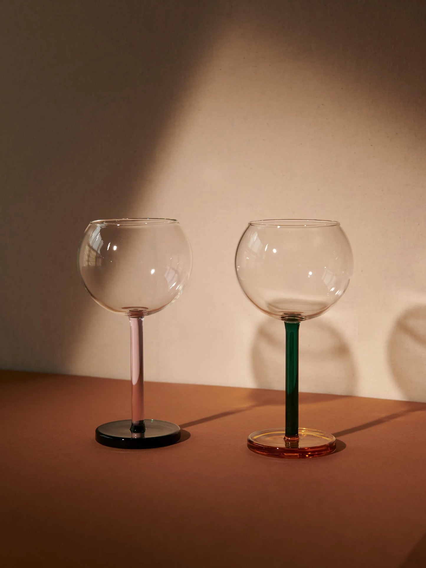 Bilboquet translucent wine glasses (set of two)