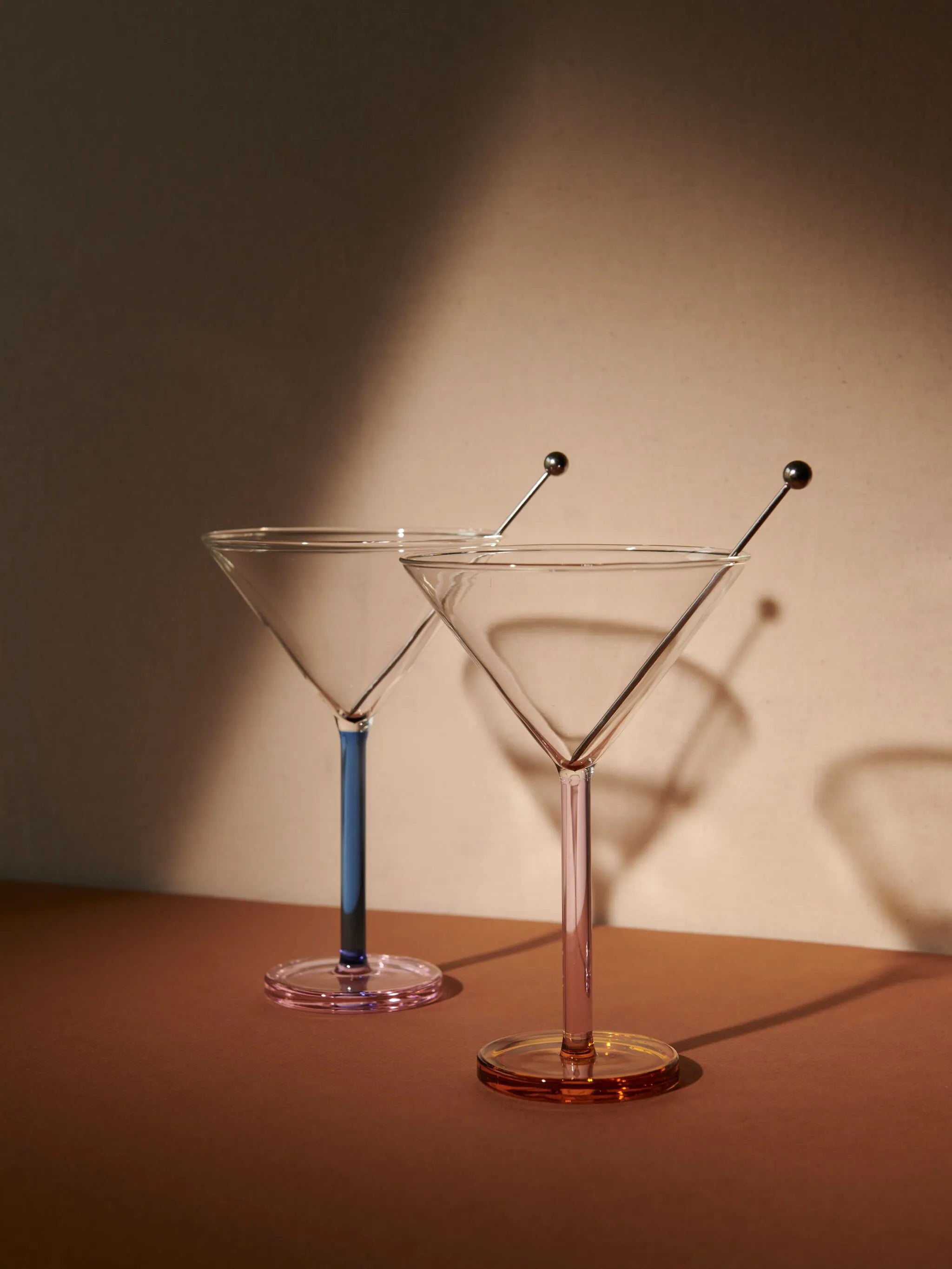 Piano translucent cocktail glasses (set of two)