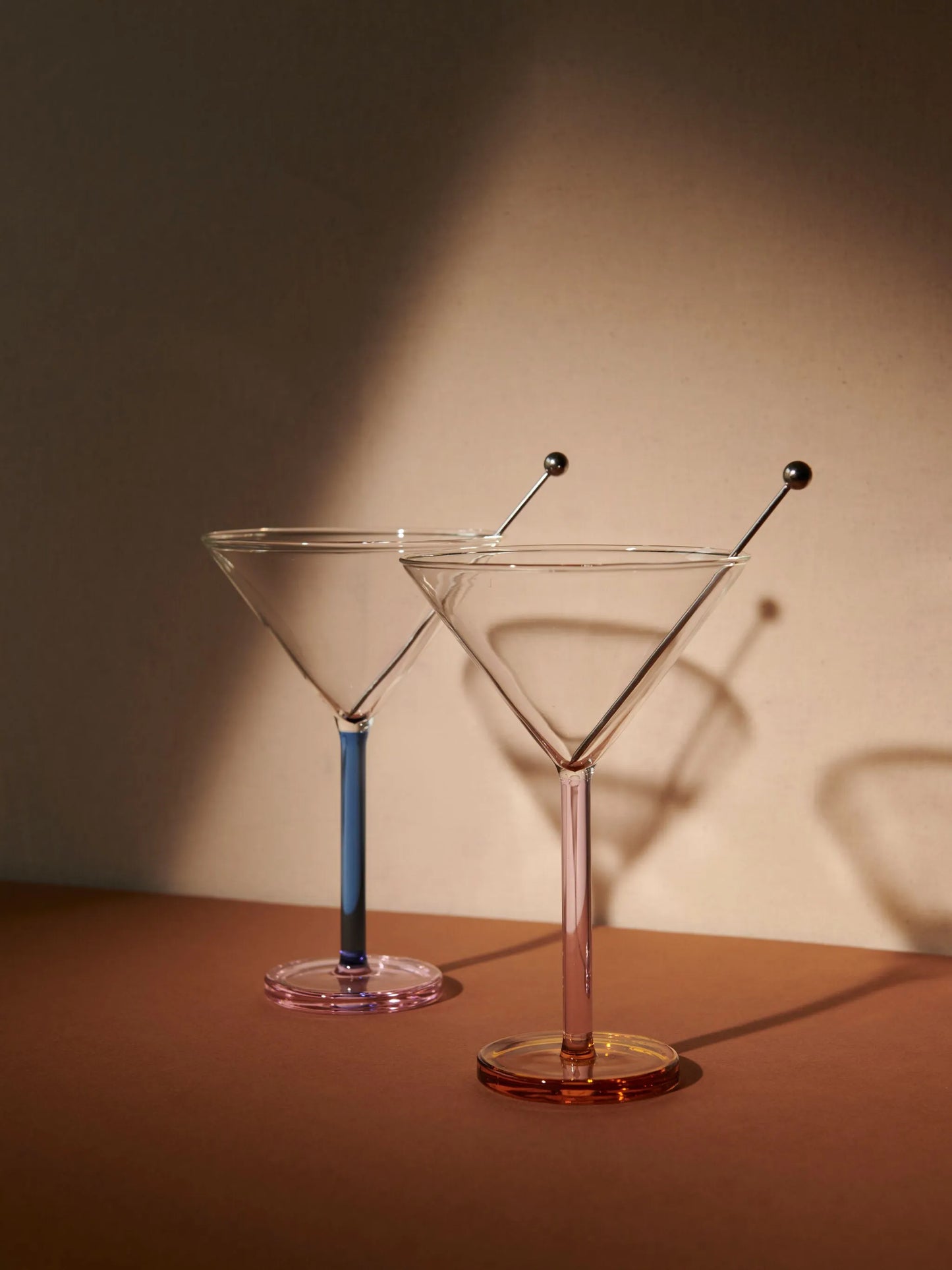 Piano translucent cocktail glasses (set of two)