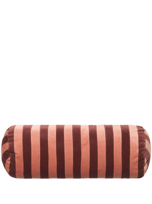 Bolster Stripe velvet cushion (20cm x 60cm)