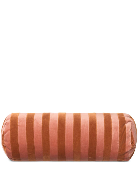 Bolster Stripe velvet cushion (20cm x 60cm)