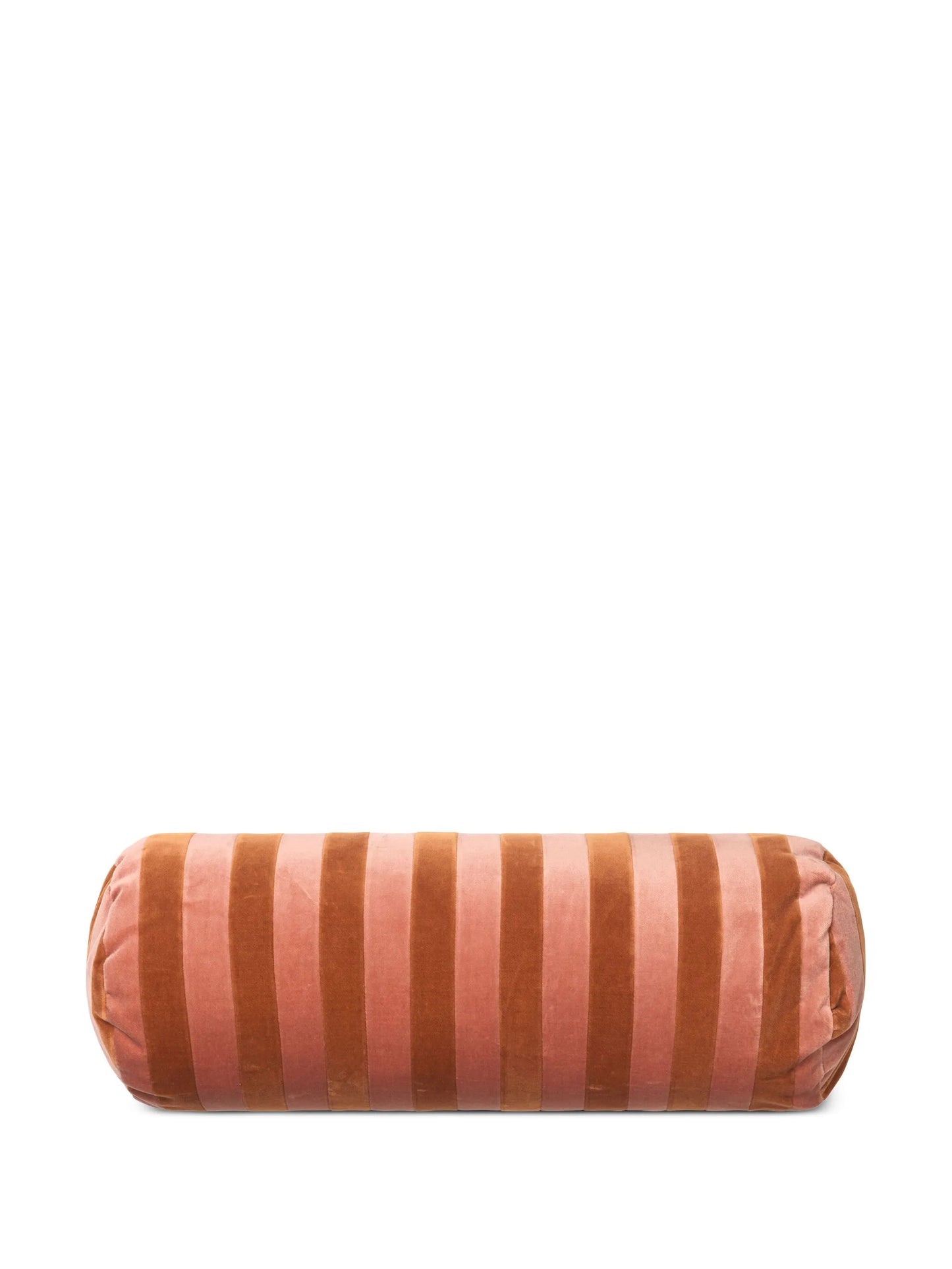 Bolster Stripe velvet cushion (20cm x 60cm)