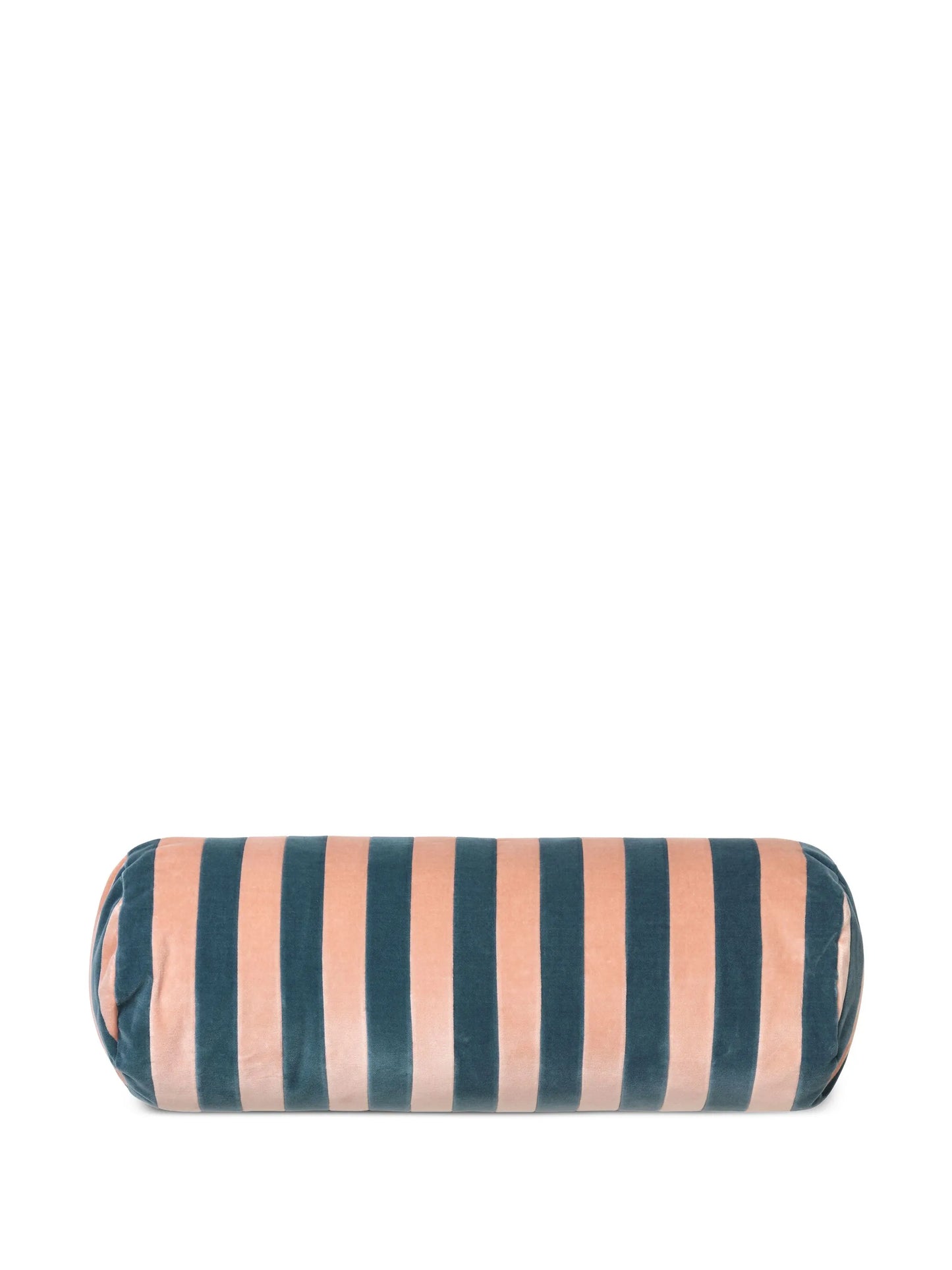 Bolster Stripe velvet cushion (20cm x 60cm)