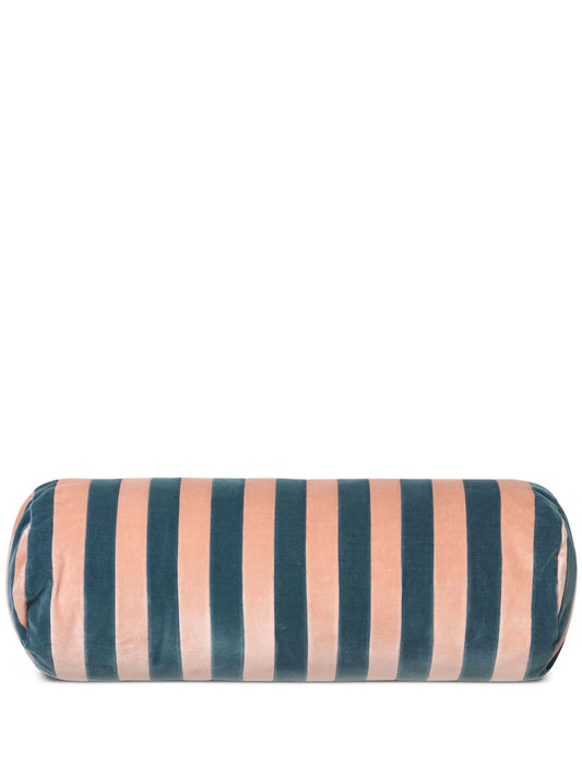Bolster Stripe velvet cushion (20cm x 60cm)
