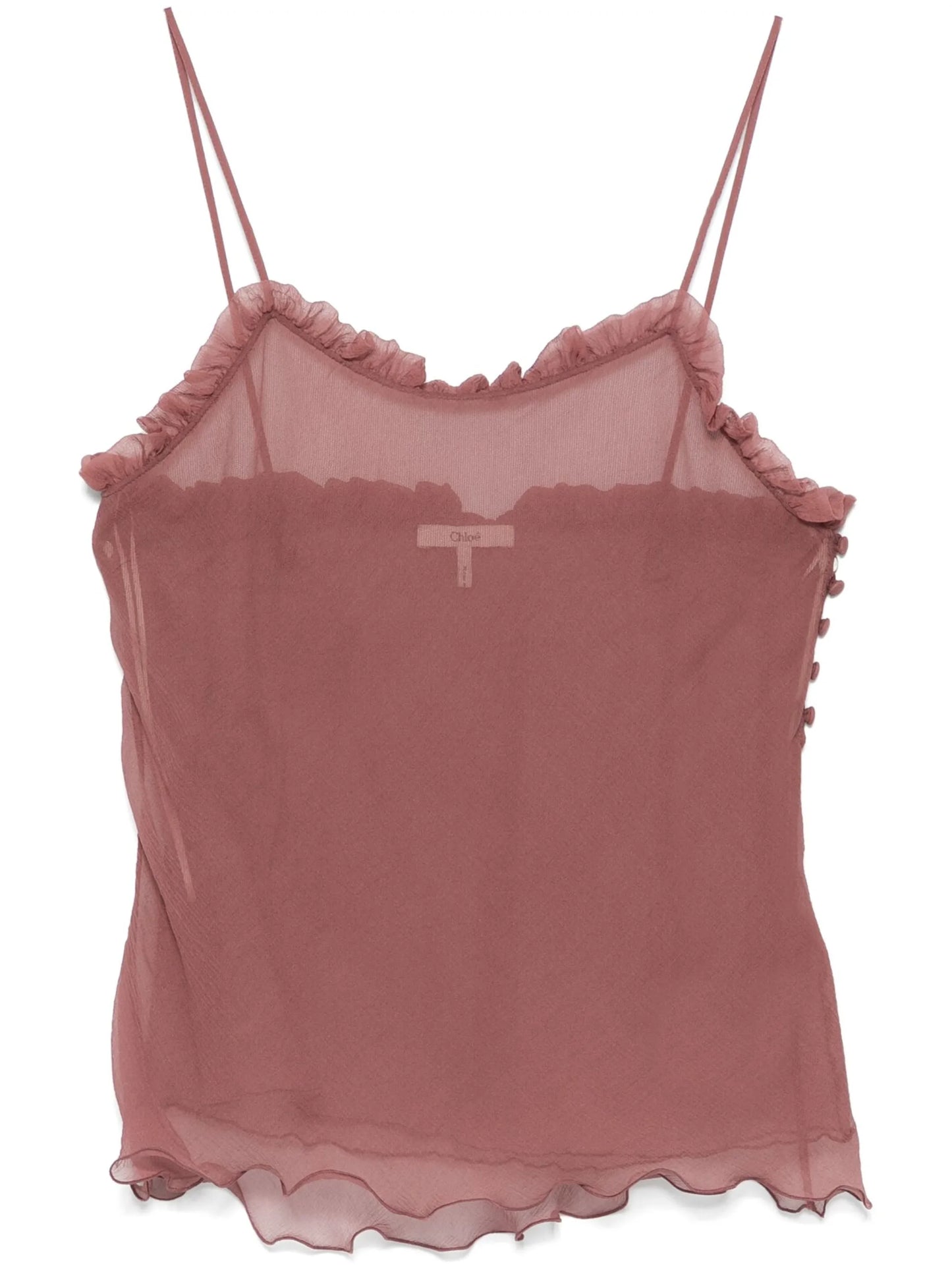 ruffled camisole