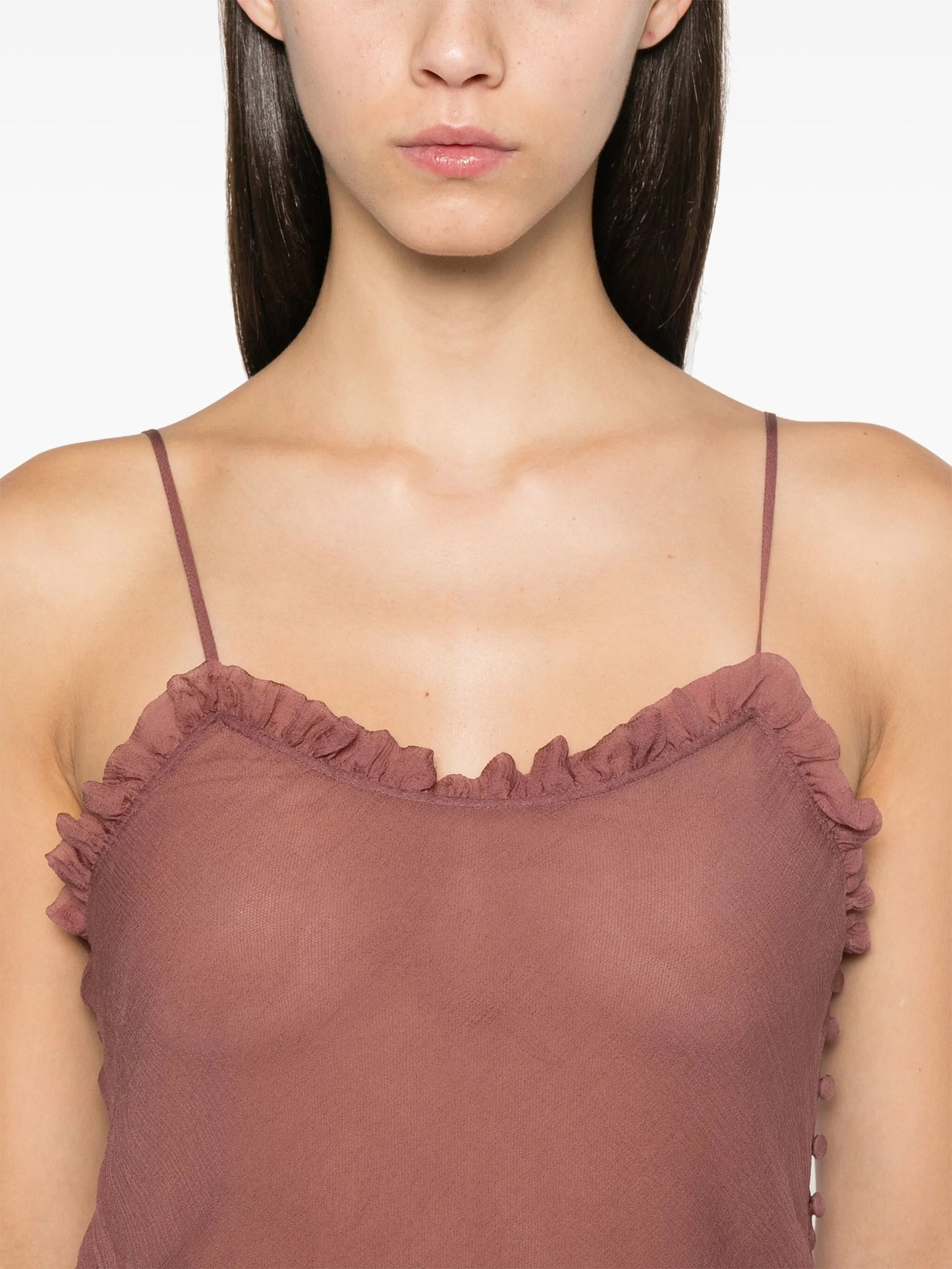 ruffled camisole