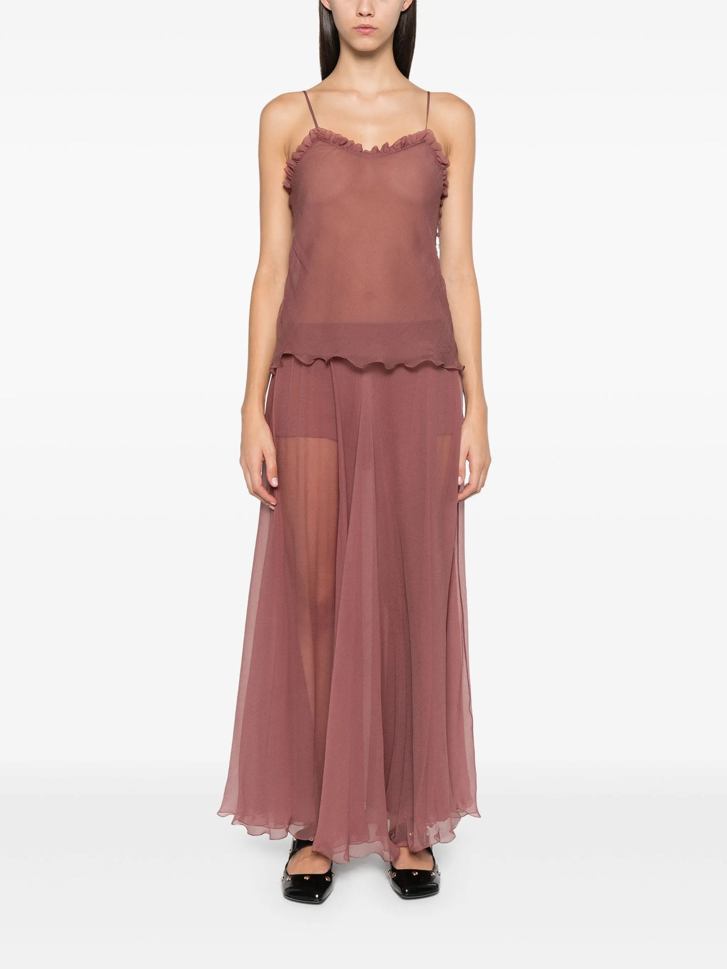 ruffled camisole