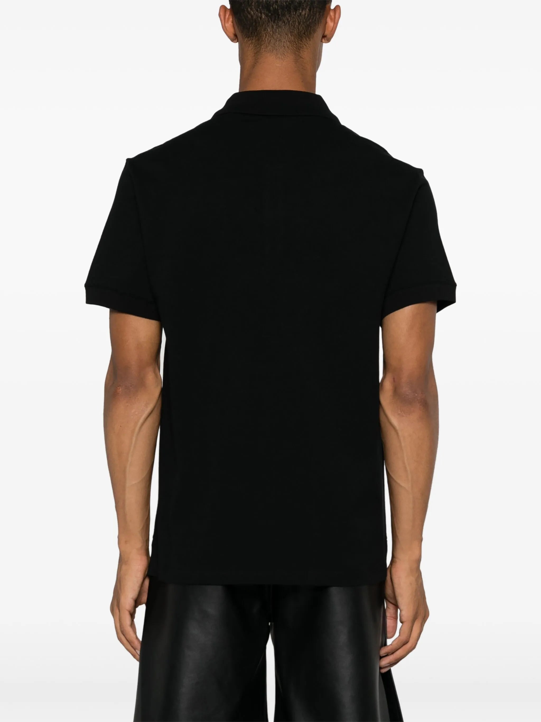 embroidered-logo polo shirt
