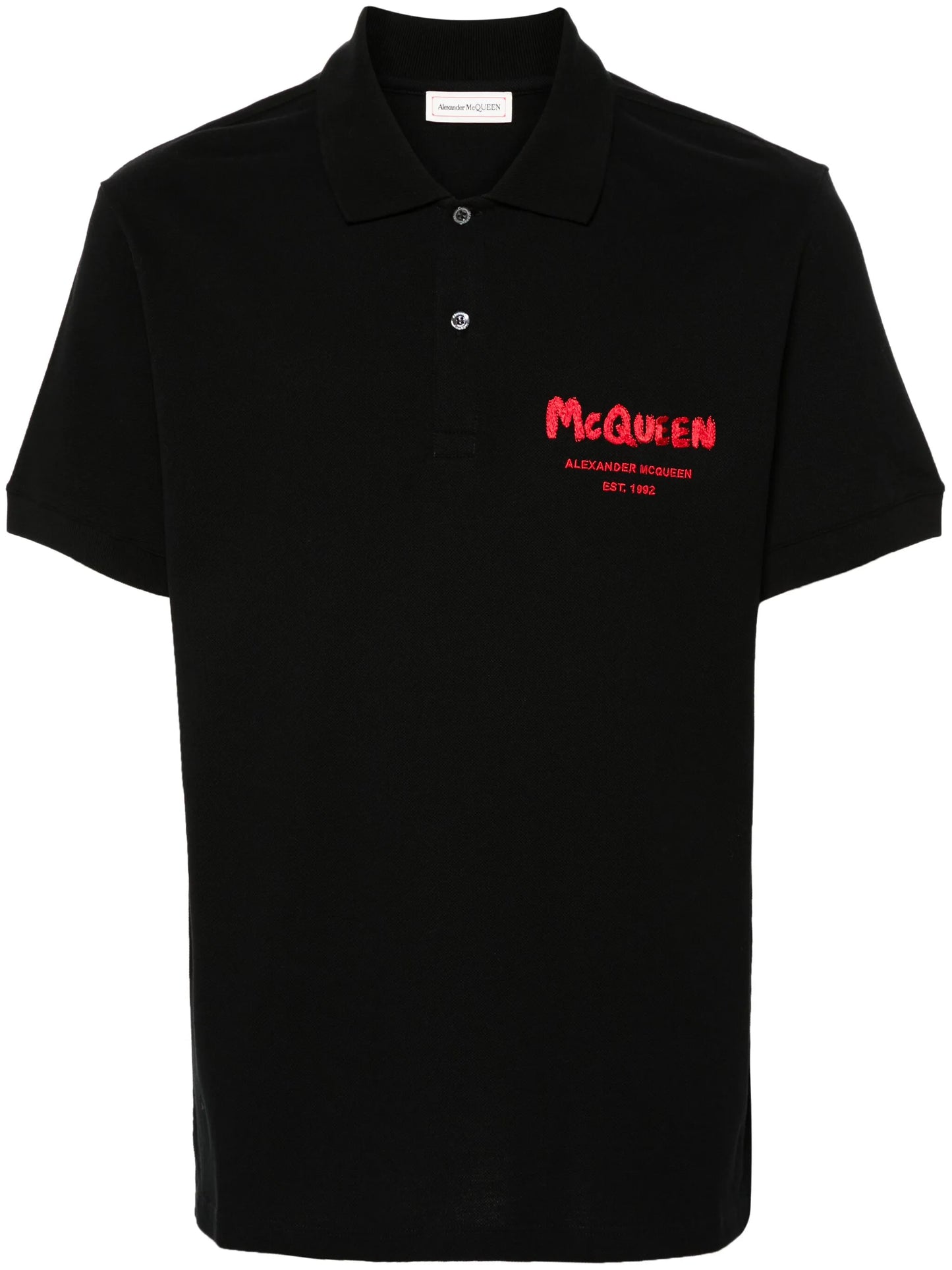embroidered-logo polo shirt