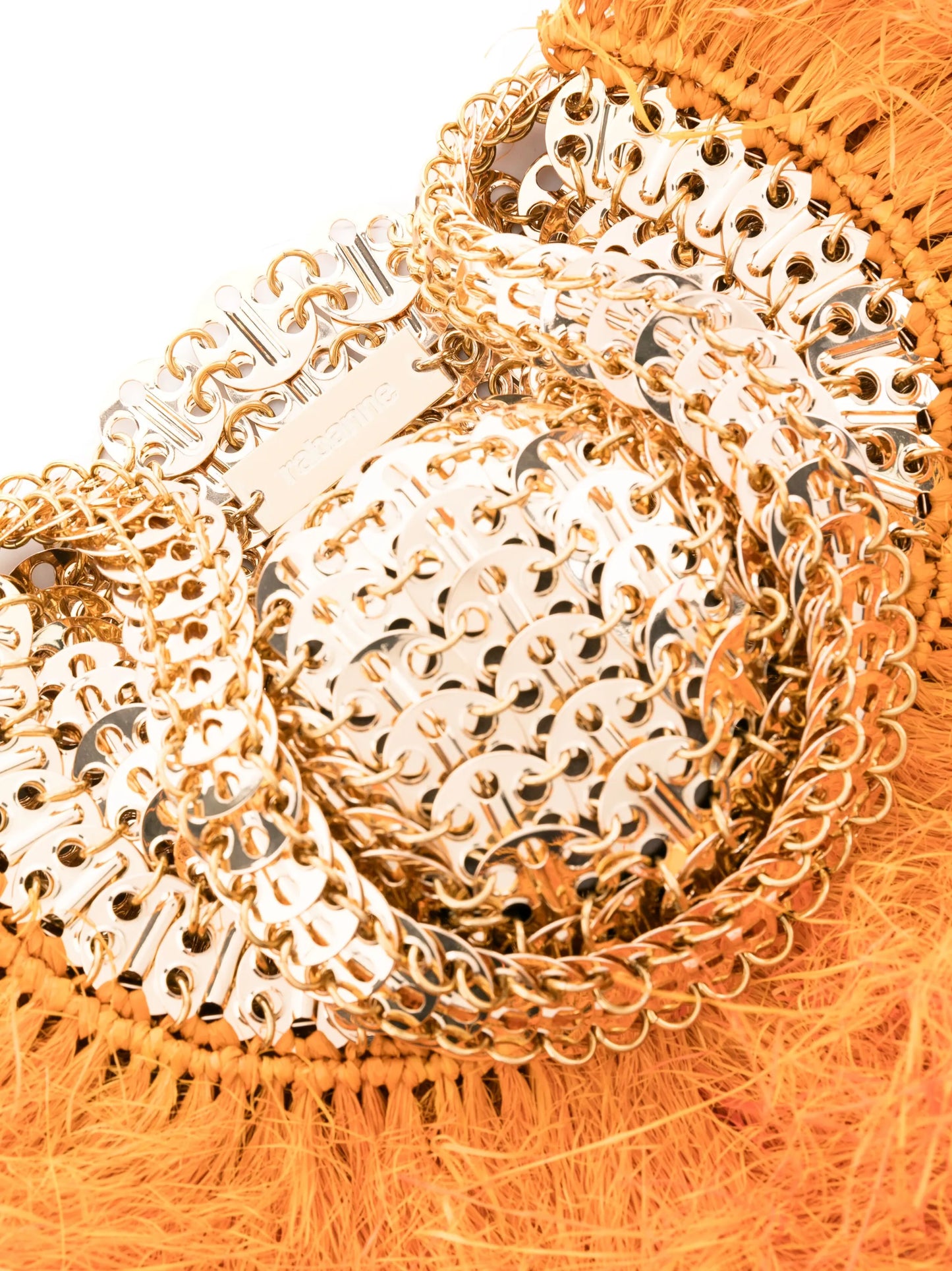 1969 Moon fringe-detail tote bag