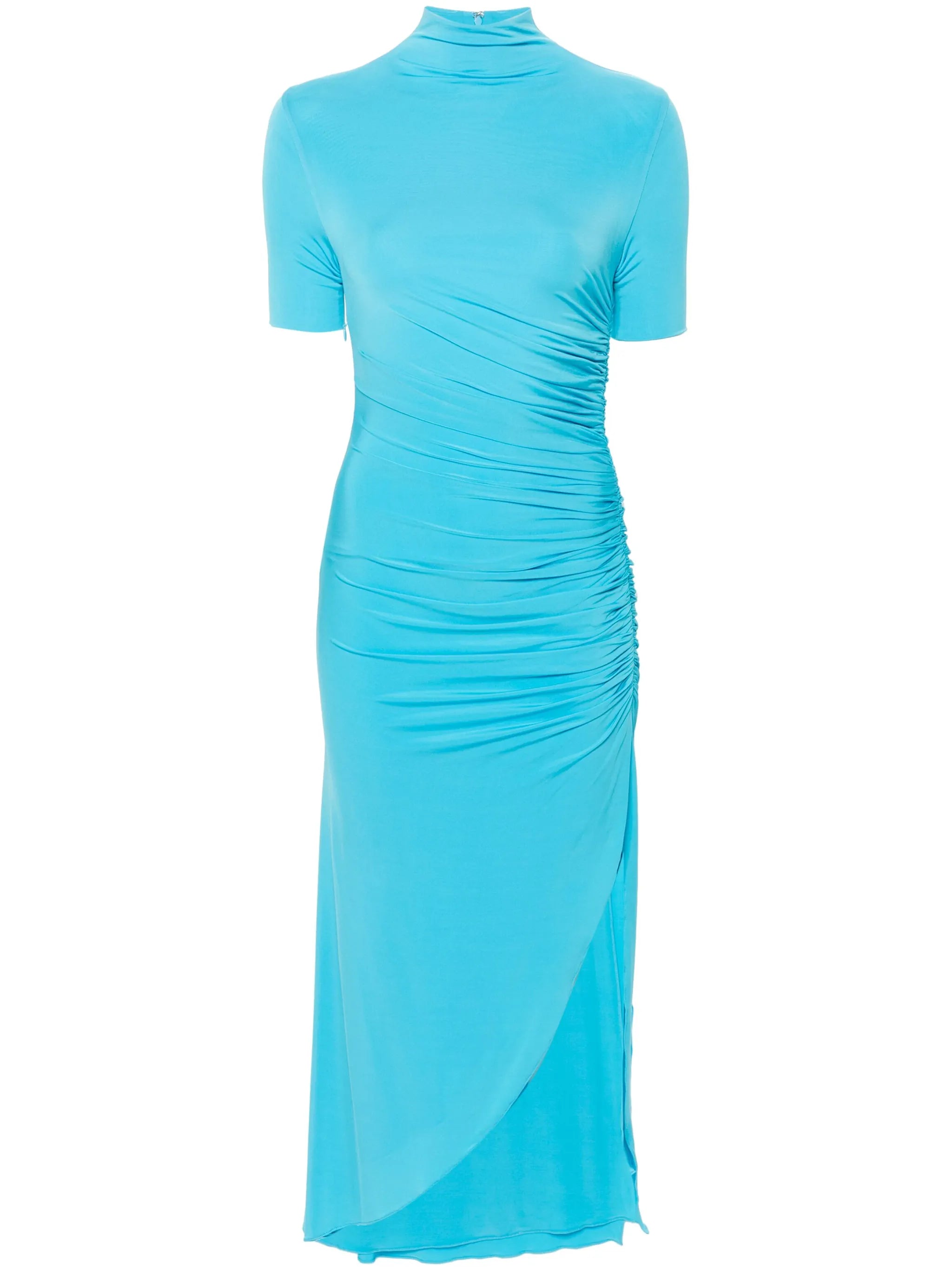 bodycon draped dress