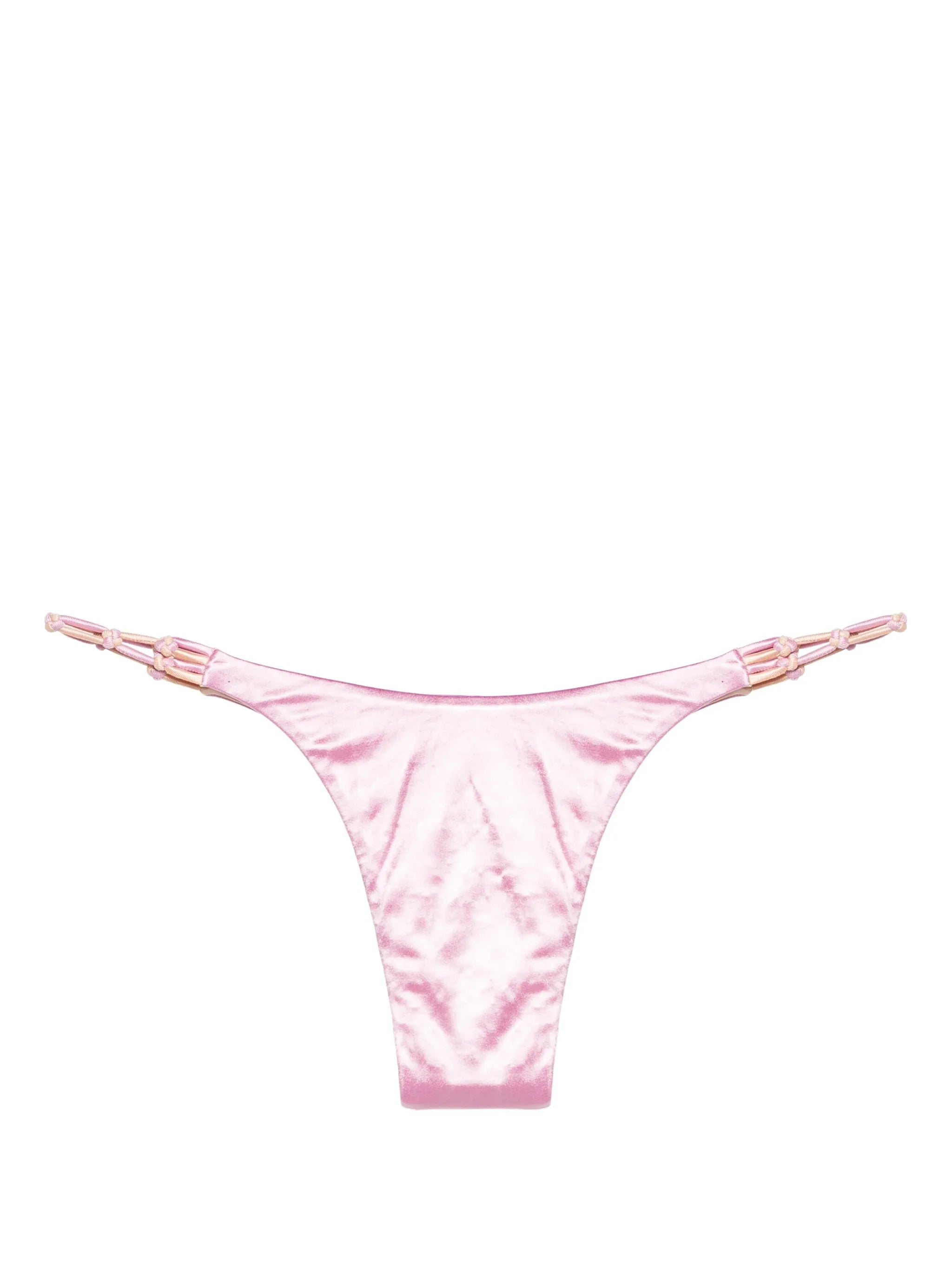 Grand satin bikini bottoms
