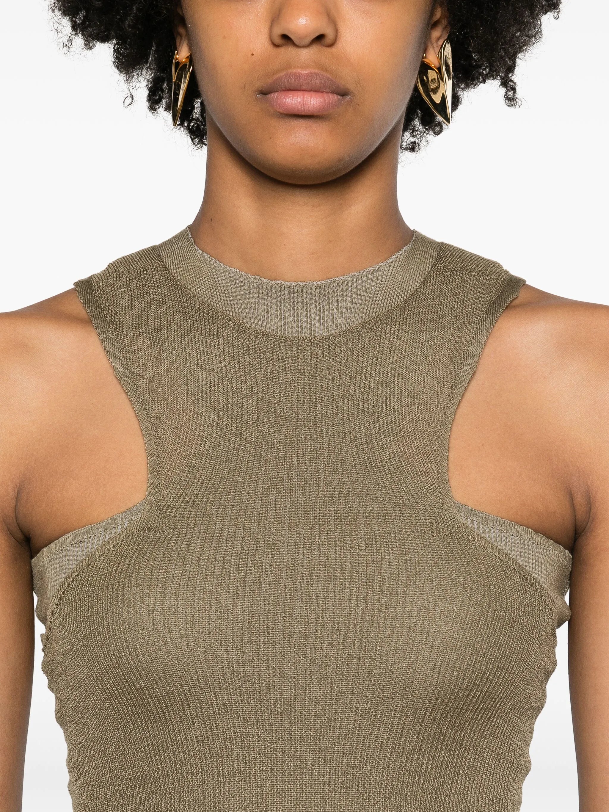 layered racerback tank top