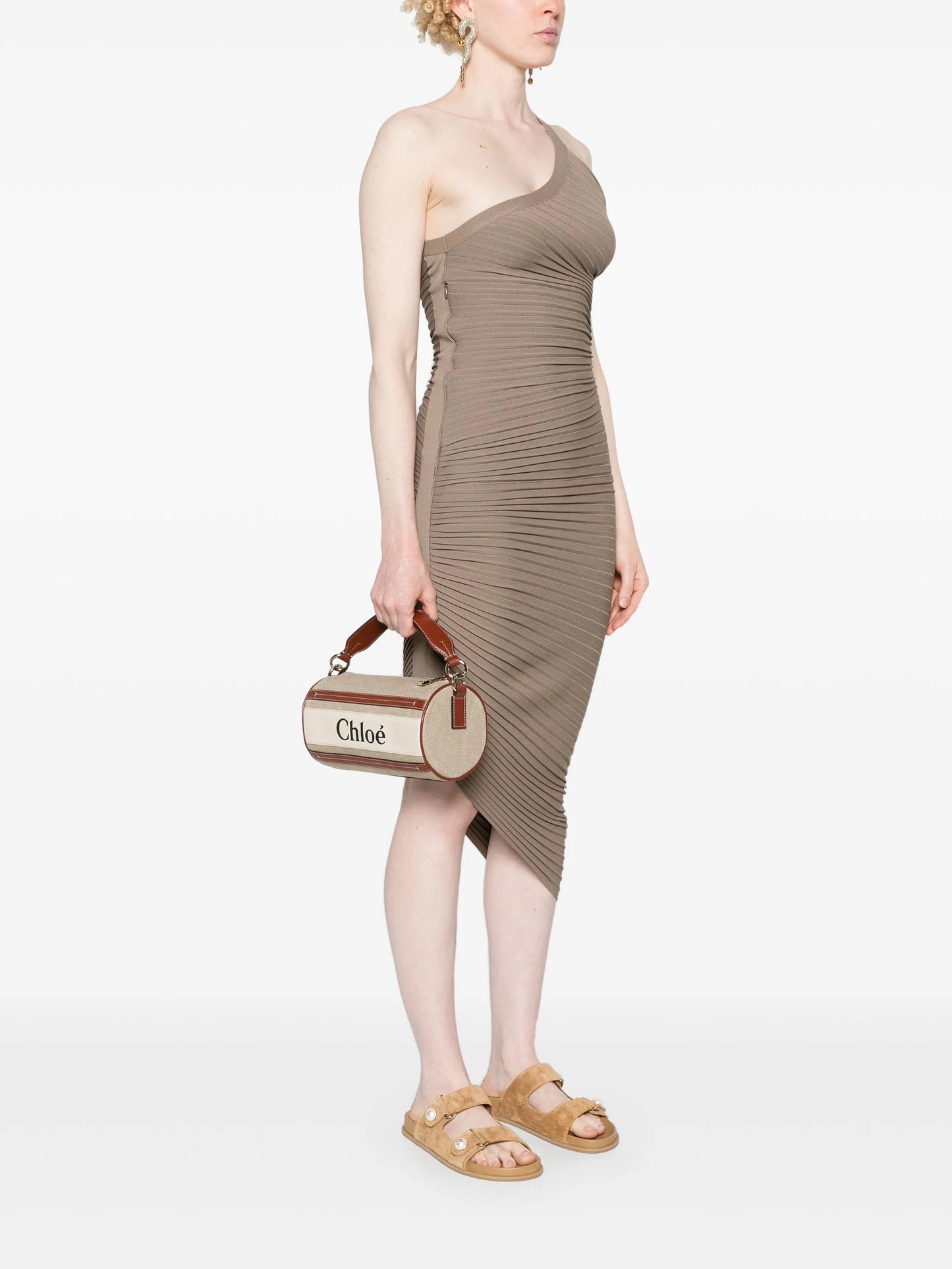 Woody canvas crossbody bag