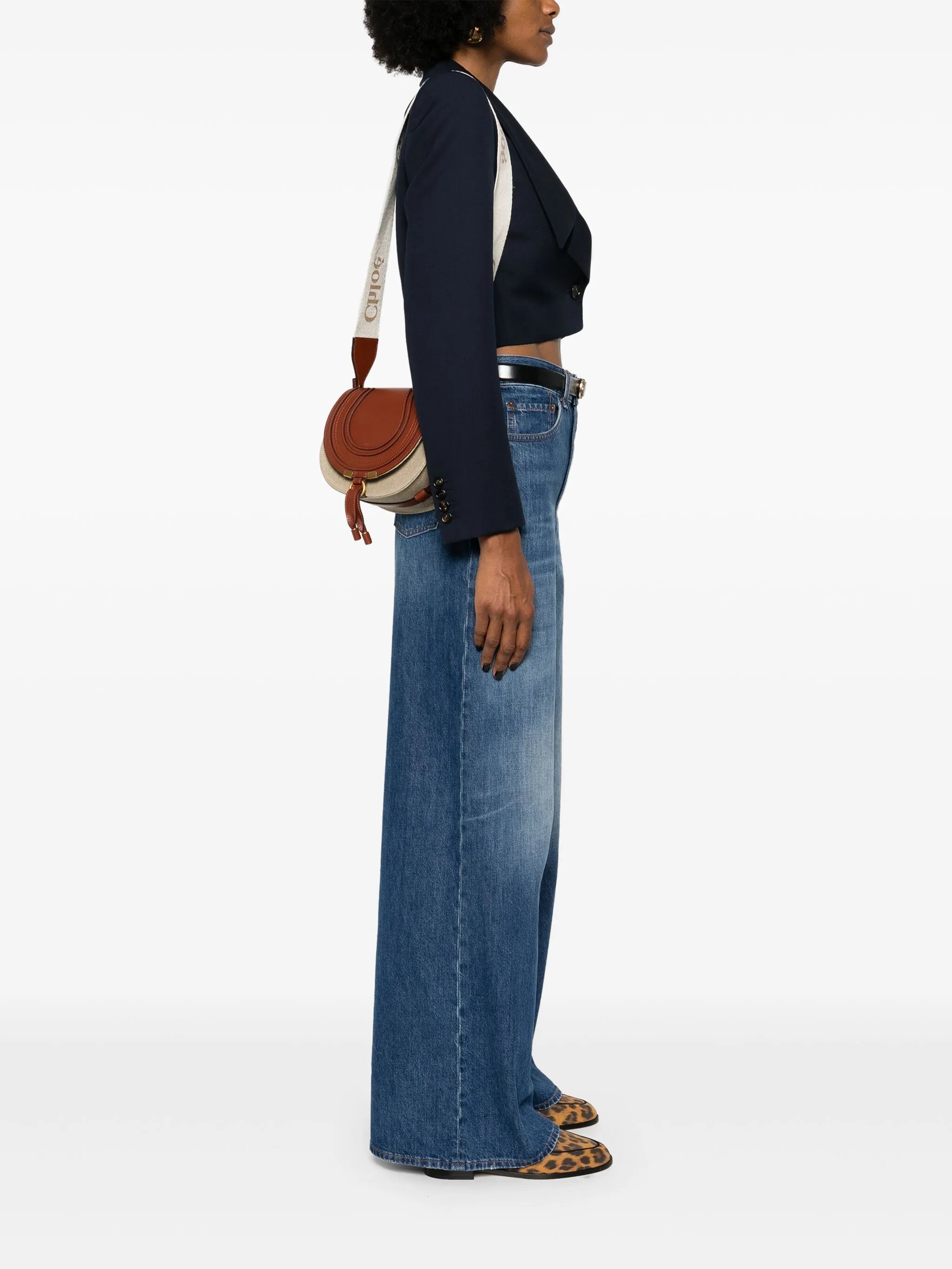 Marcie leather cross body bag