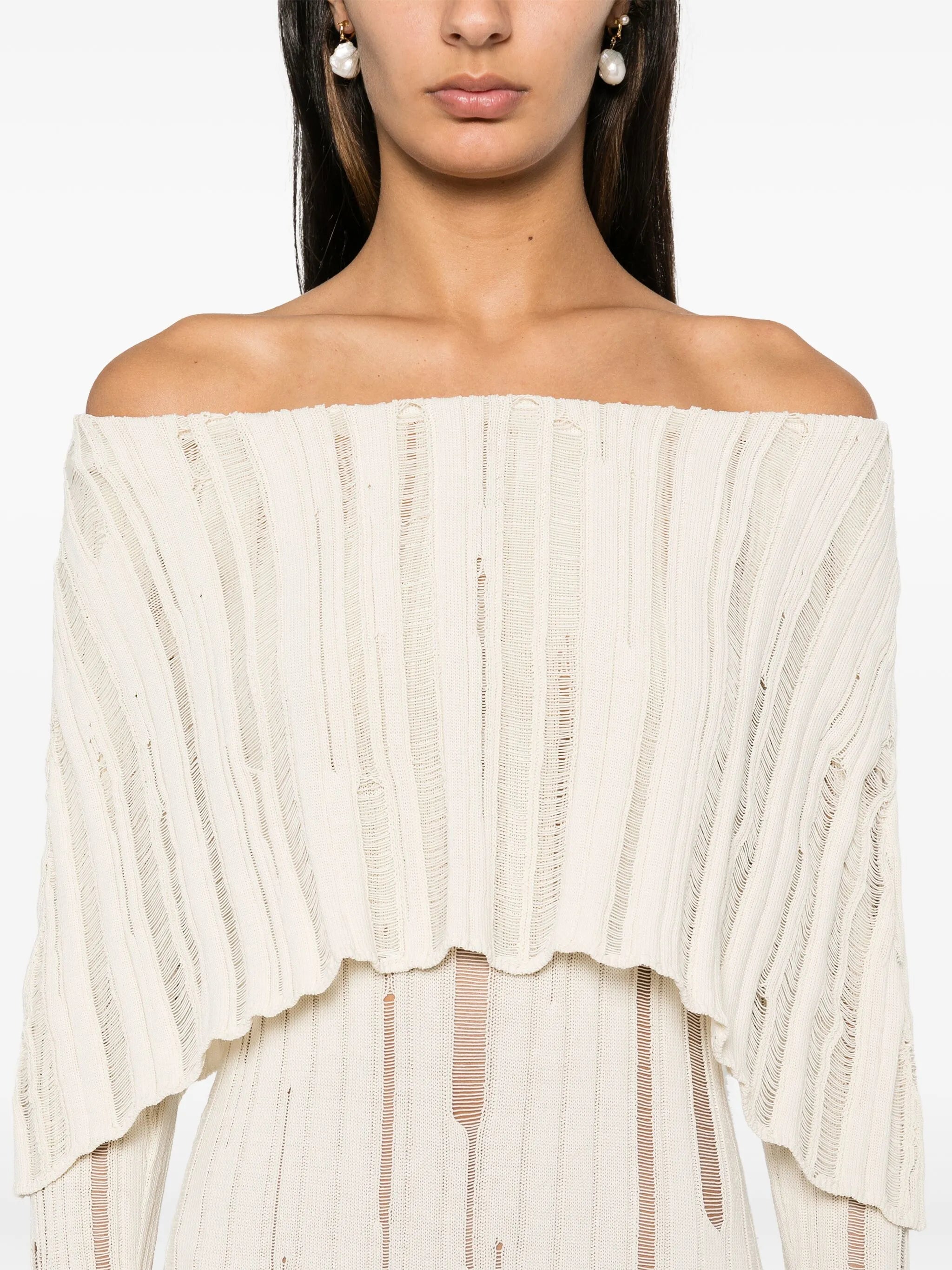 ribbed-knit maxi dress