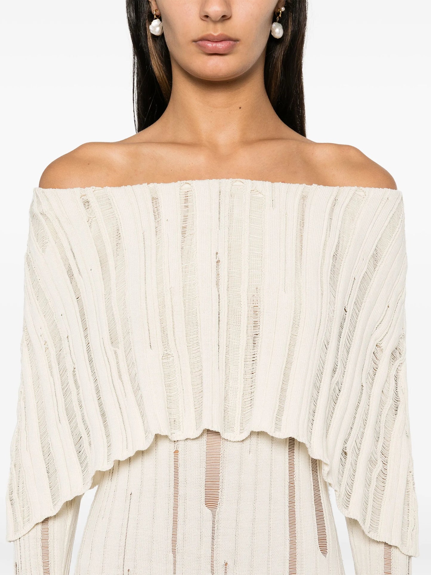 ribbed-knit maxi dress