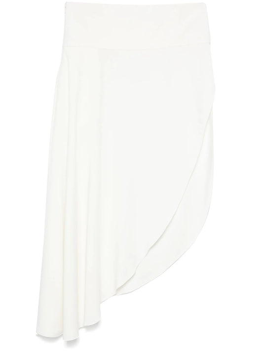asymmetric midi skirt