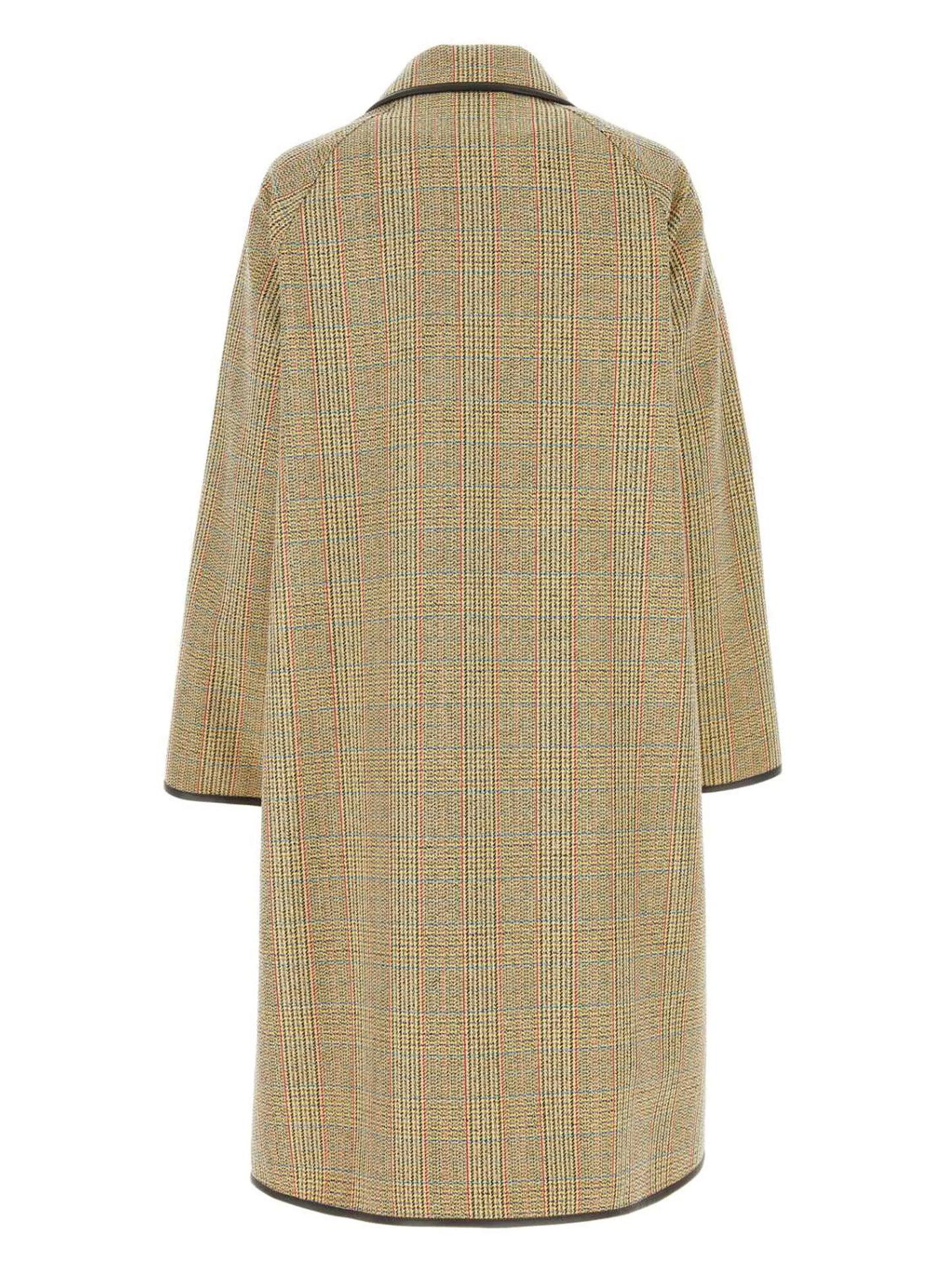 Prince of Wales check patterned coat