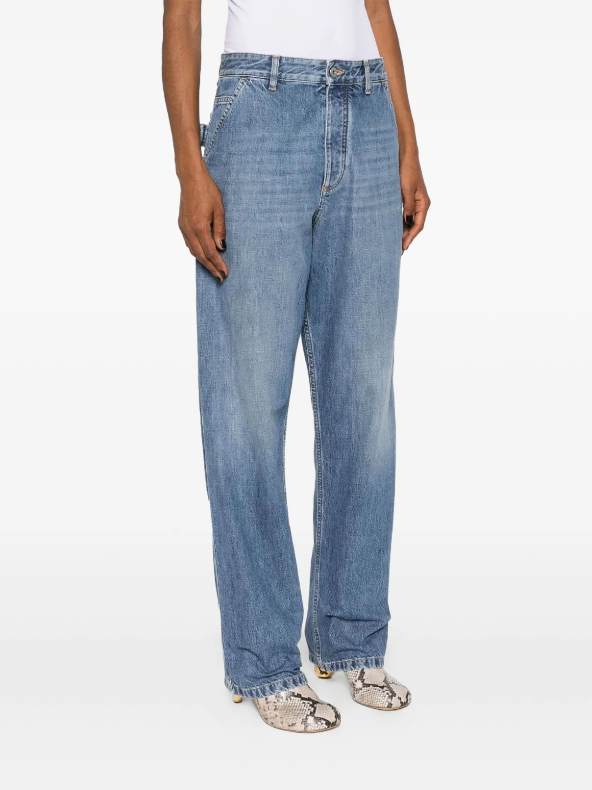 straight-leg cargo jeans